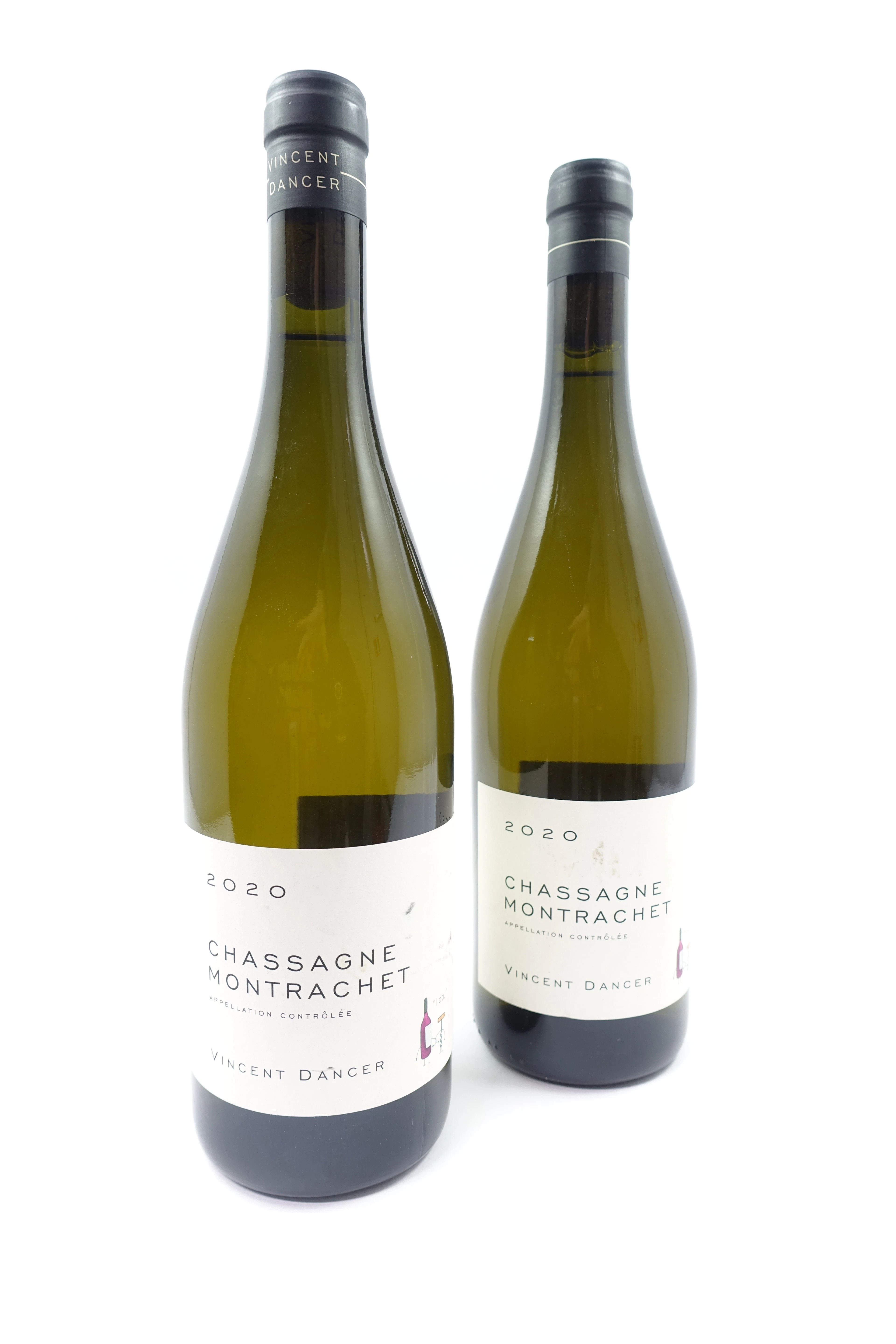 2 bts CHASSAGNE MONTRACHET 2020 (blanc) Dancer Vincent