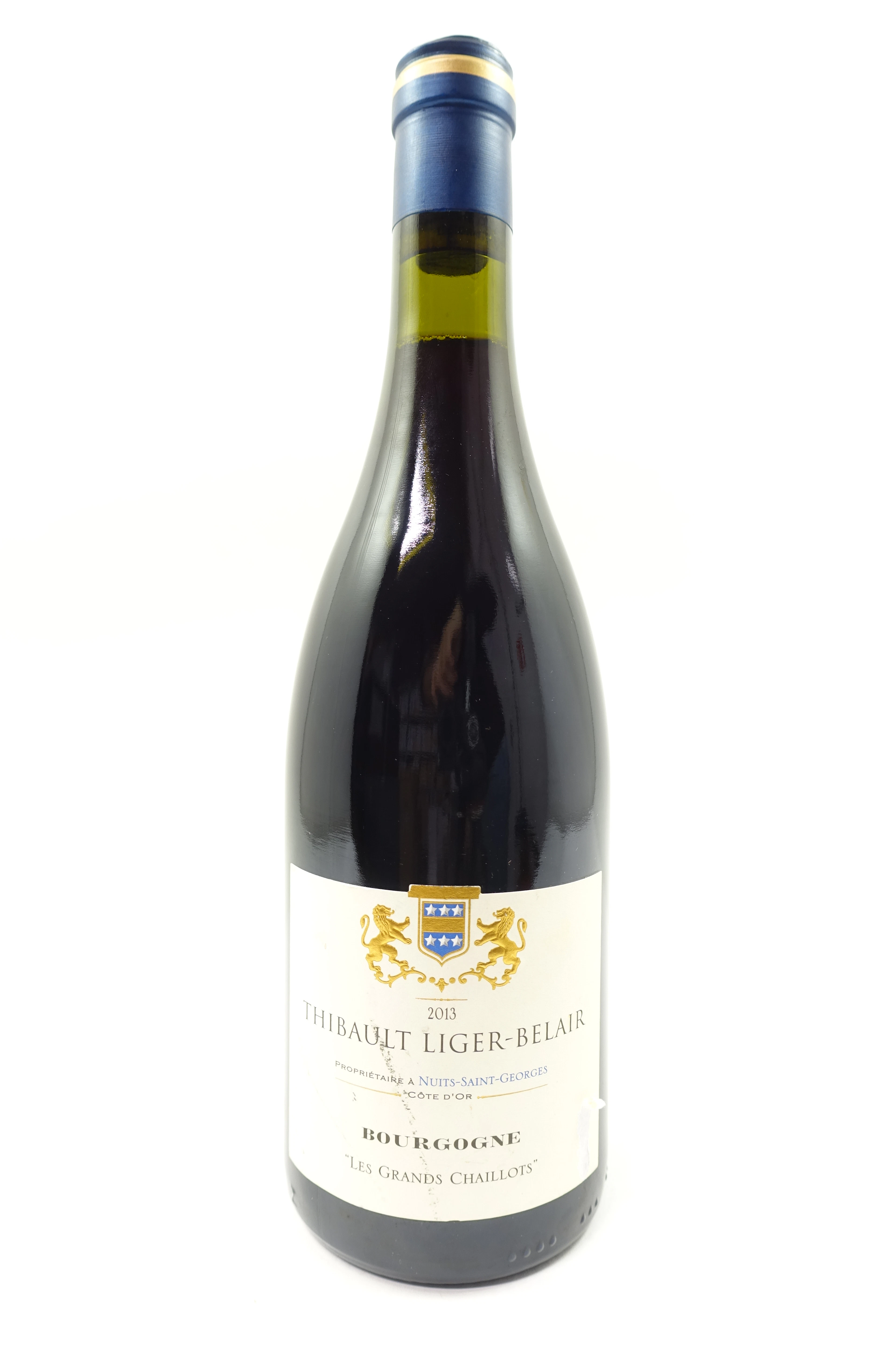 1 bt BOURGOGNE 2013 (rouge) Les Grands Chaillots. Thibault Liger Belair