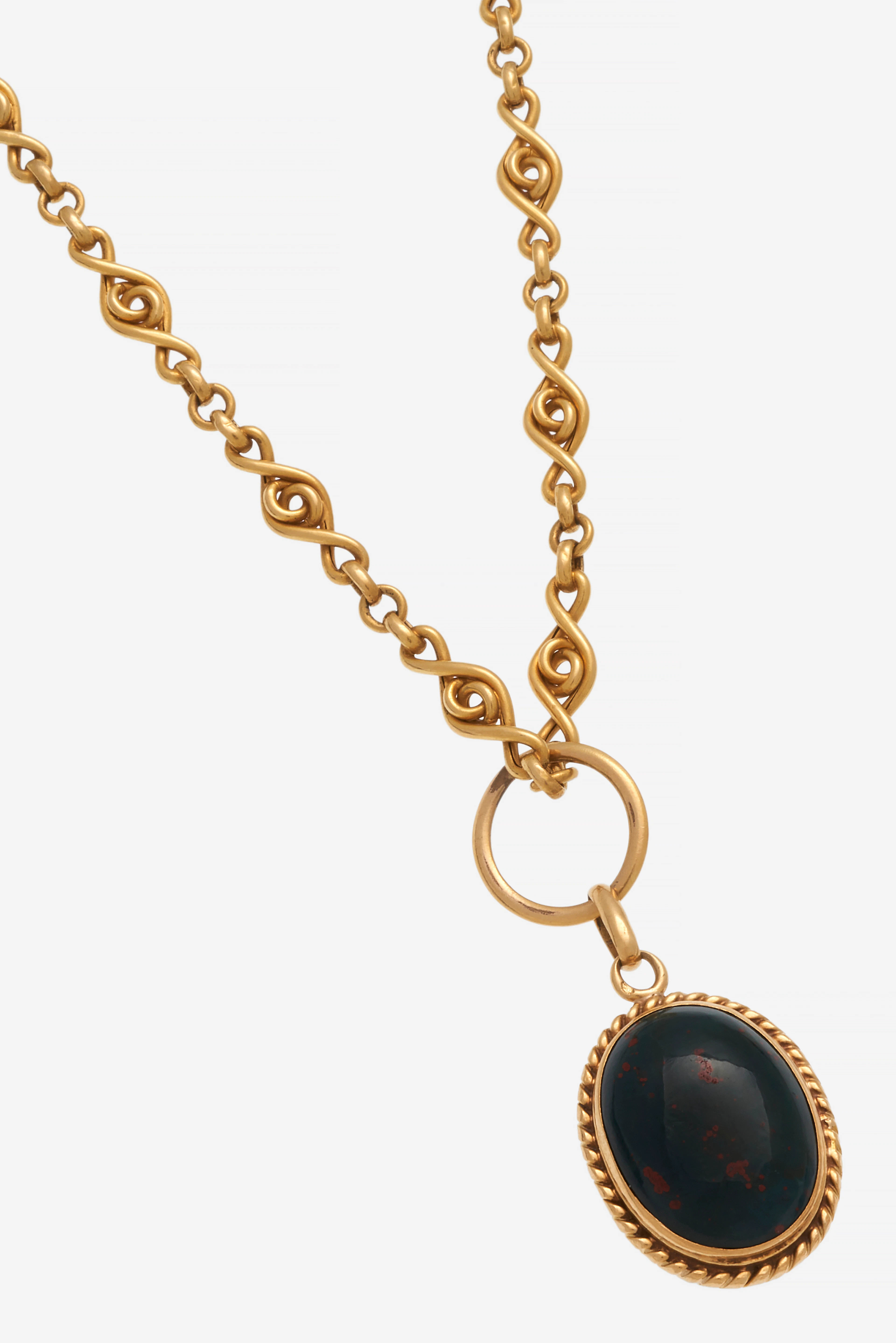 Chaîne giletière et pendentif
