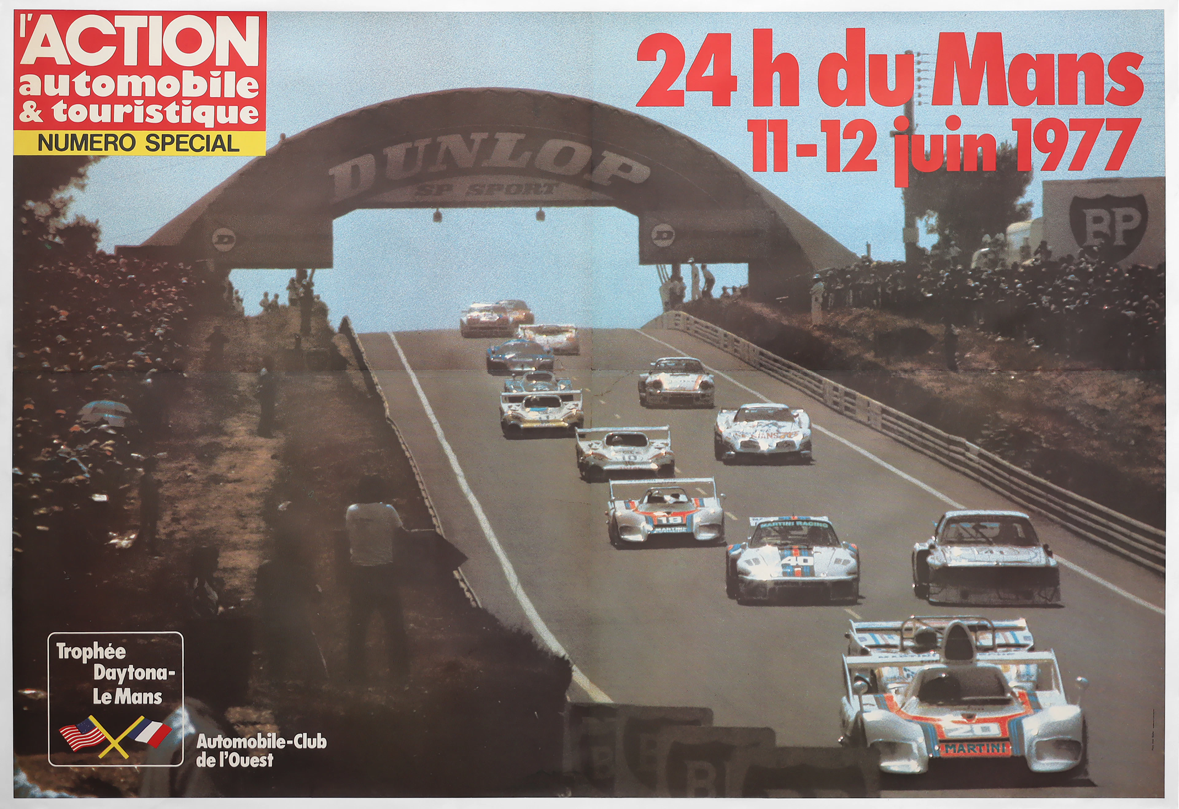 24 Hours of Le Mans 1977 - Action Automobile poster Very large-format