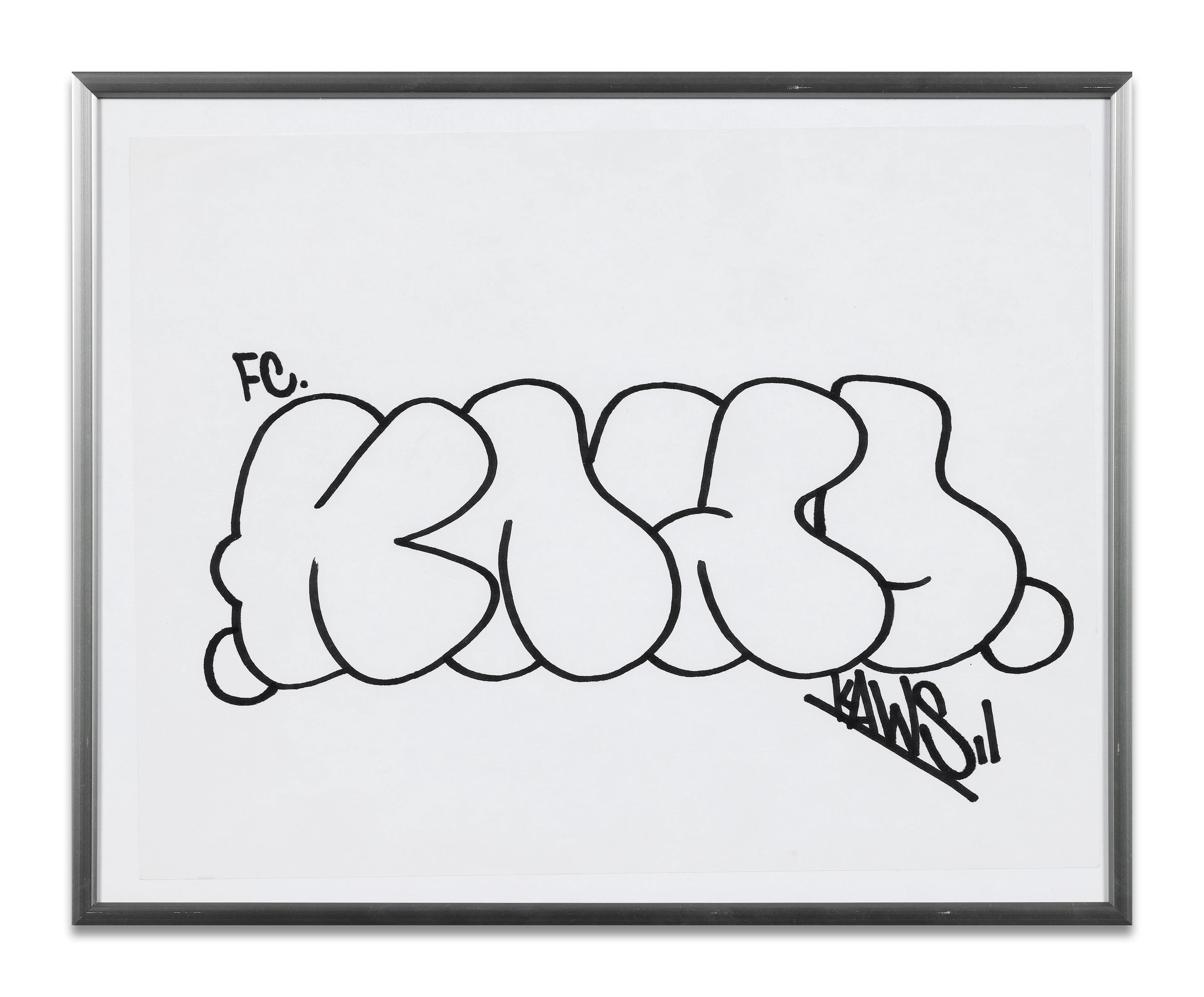 KAWS 1974- Untitled - circa 1995