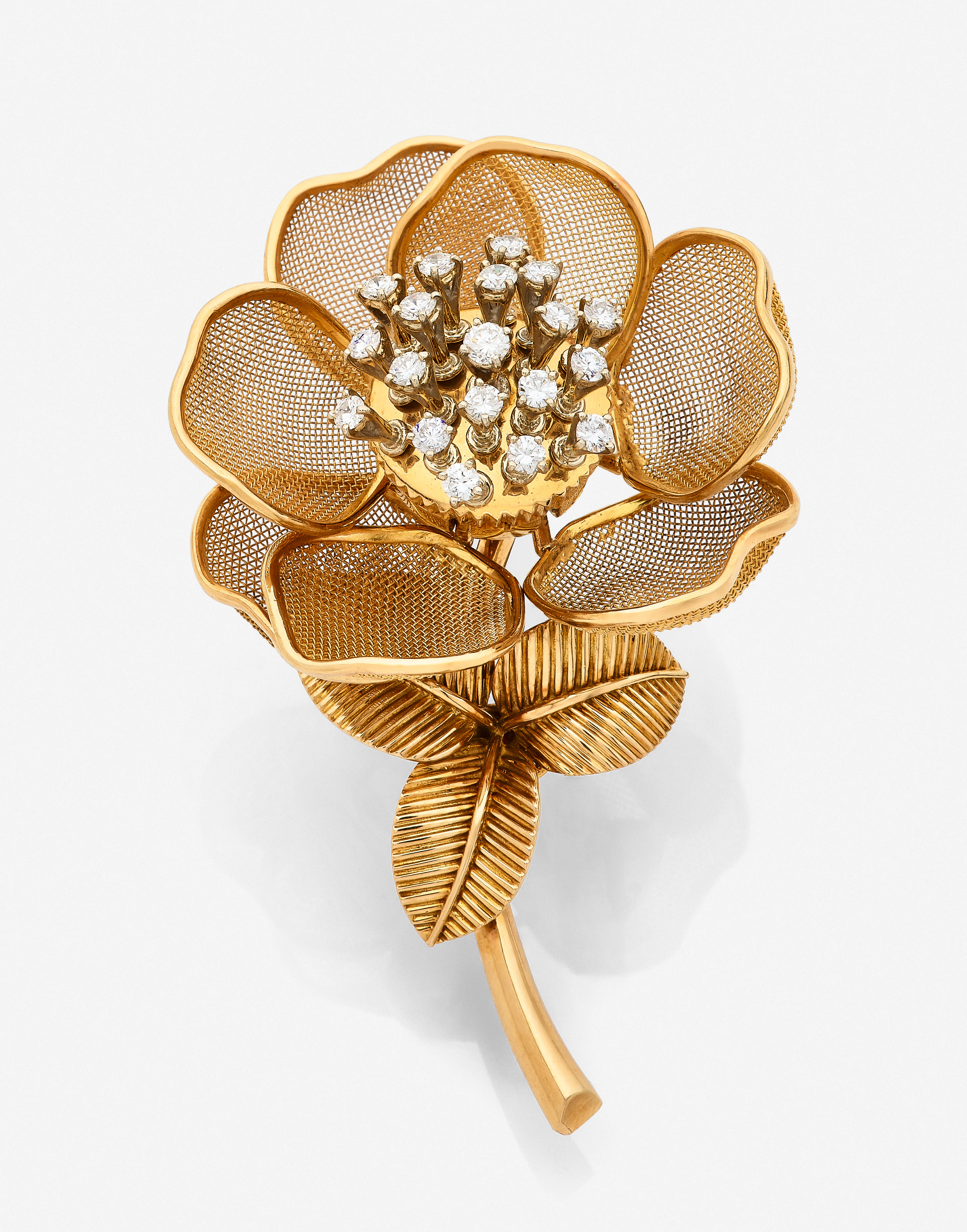 COLLECTION NADJA PAR : STARLETTE DES SIXTIES PIAGET - Clip de corsage "Fleur"