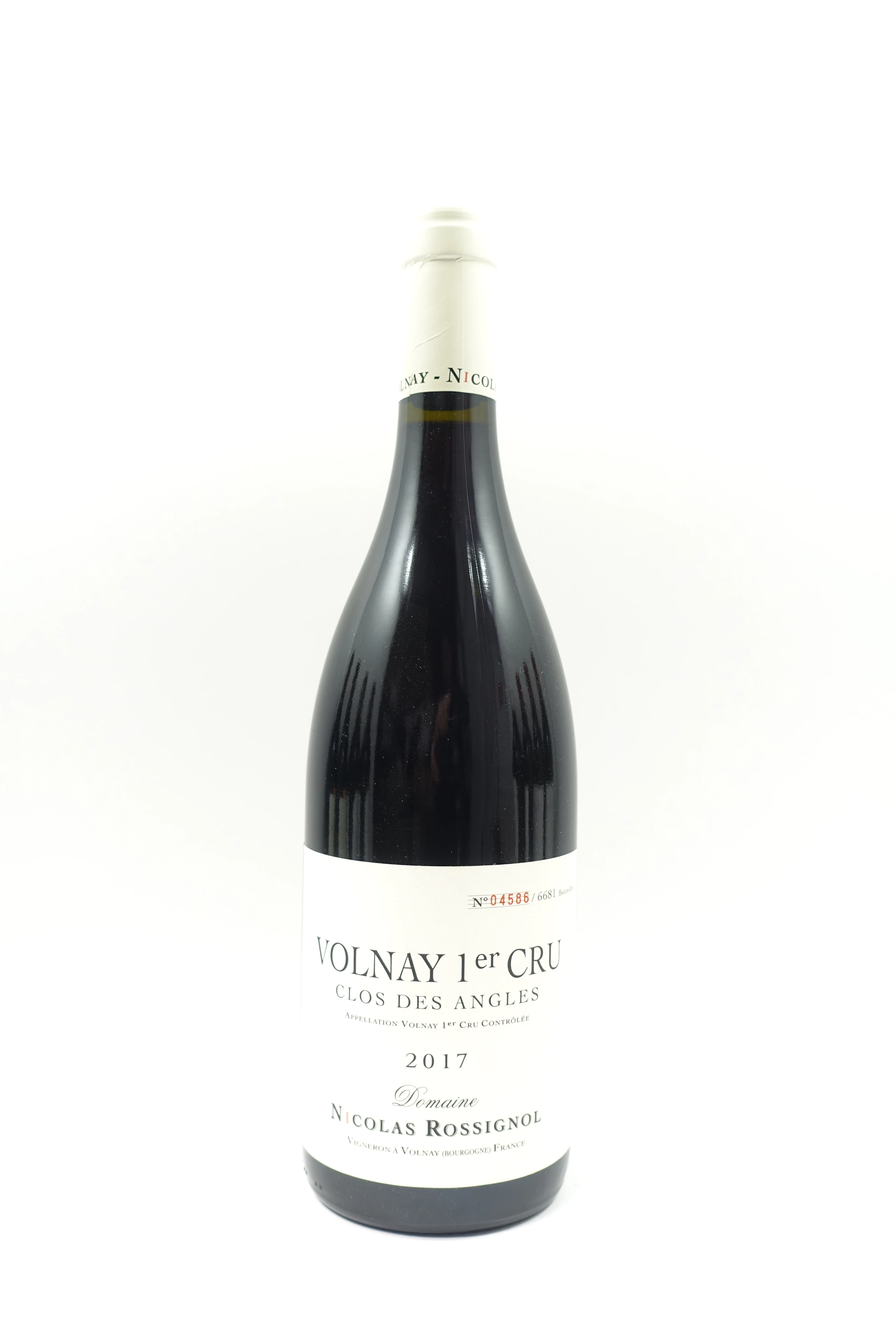 1 bt VOLNAY 2017 1er Cru Clos des Angles. Domaine Nicolas Rossignol