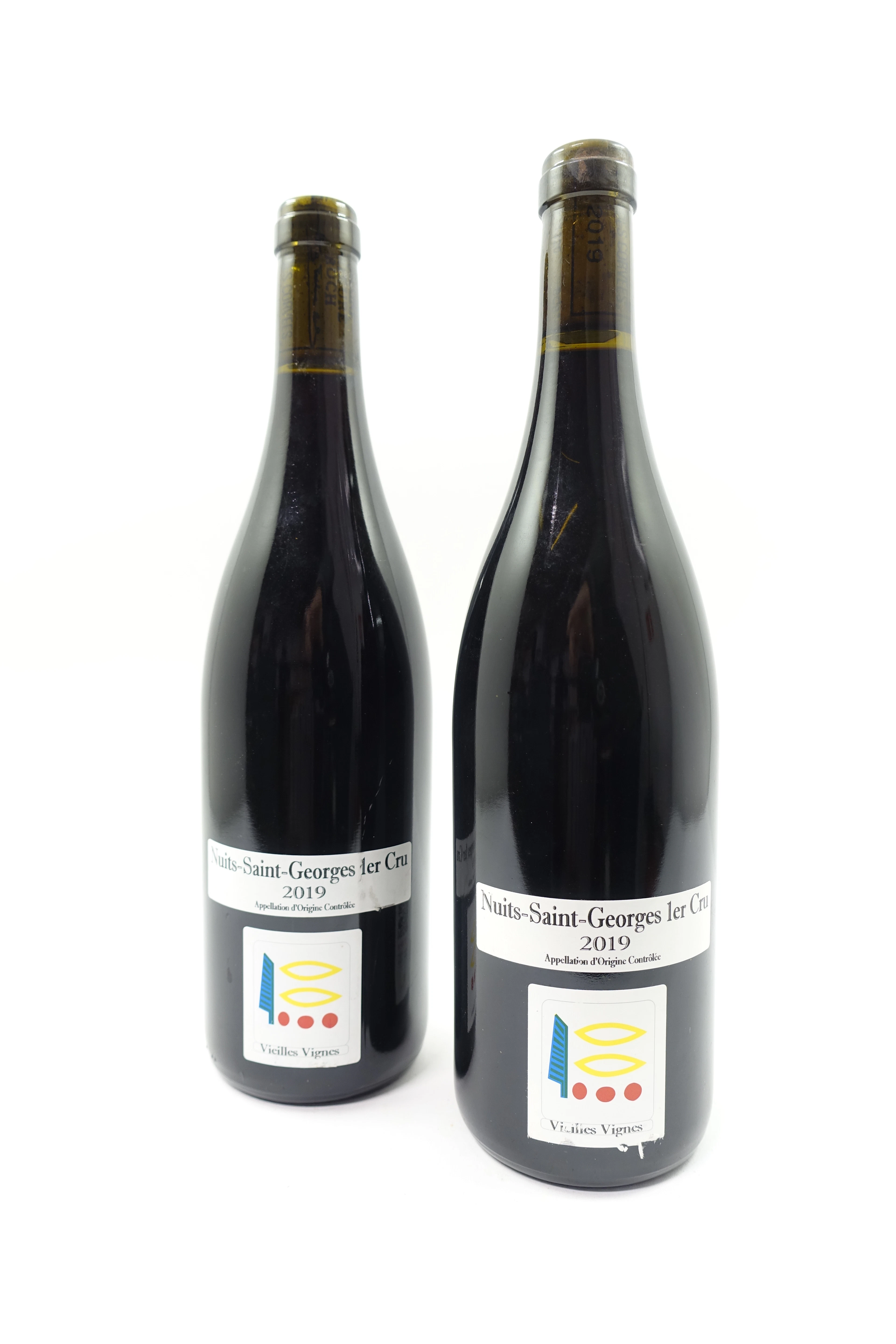 2 bts NUITS SAINT GEORGES 2019 1er Cru Vieilles Vignes. Domaine Prieuré Roch