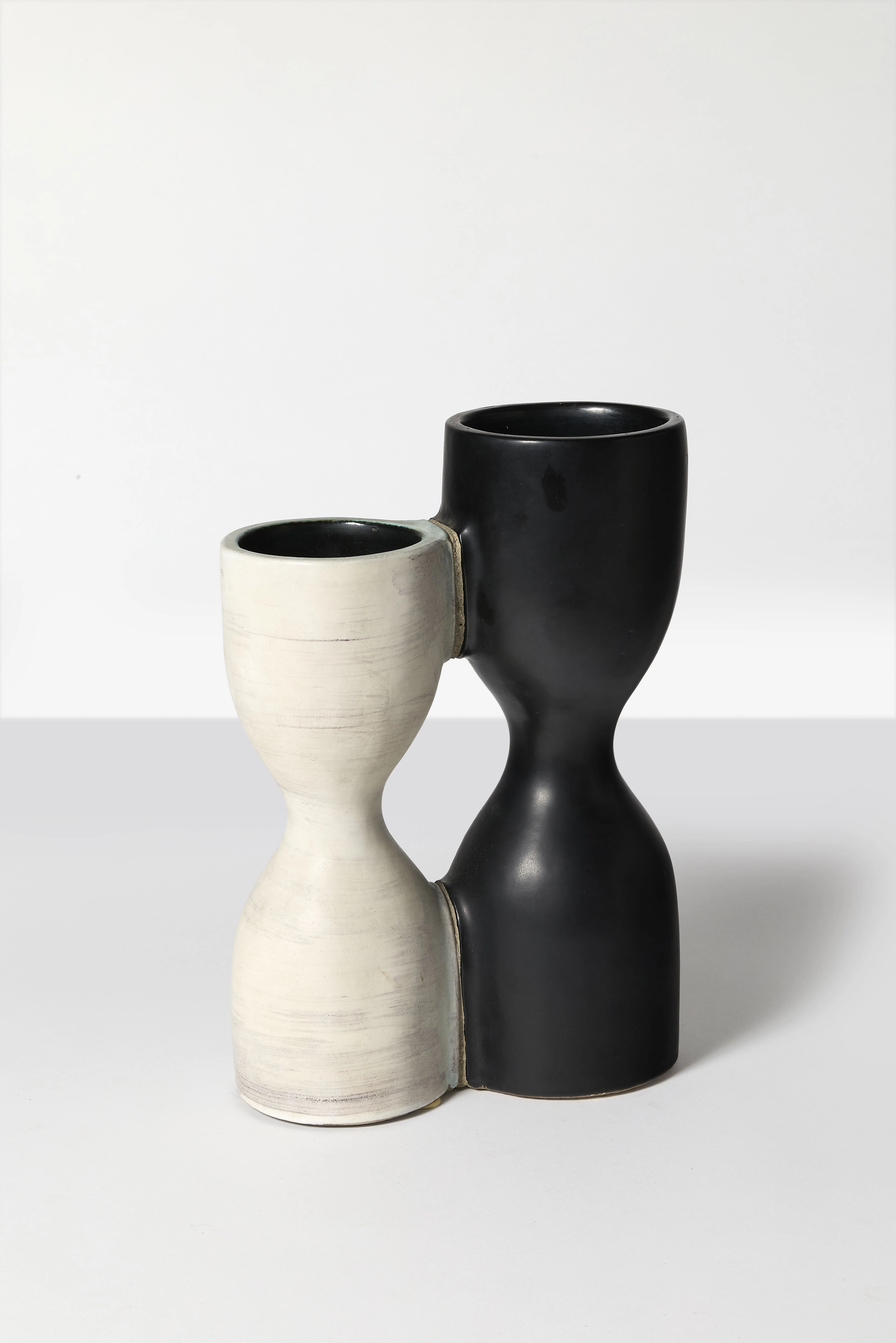 Georges JOUVE 1910-1964 Vase double Diabolo - circa 1956