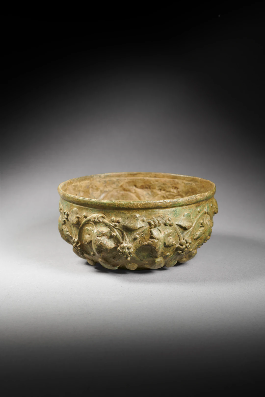 A Roman bronze bowl