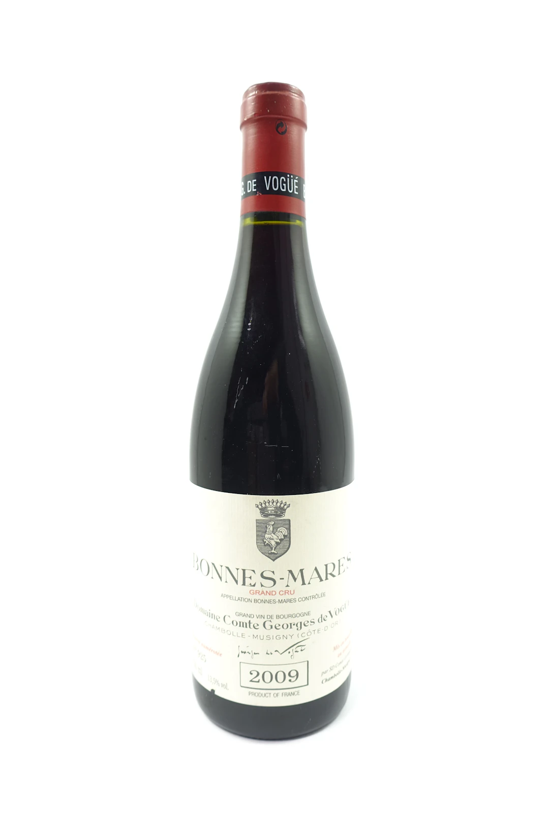 1 bt BONNES MARES 2009 Grand Cru. Comte Georges de Vogüé