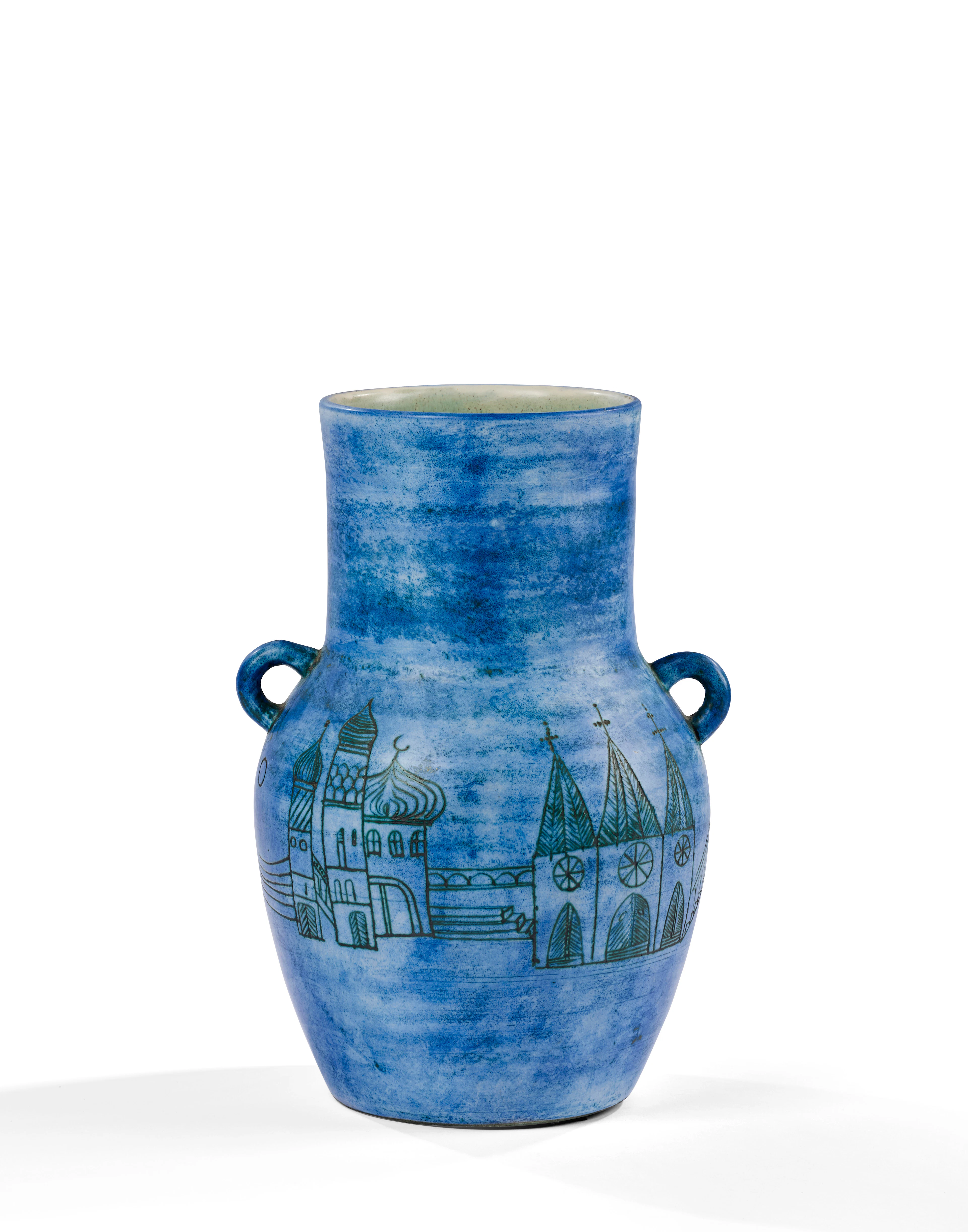 Jacques BLIN (Français - 1920-1995) Vase balustre - circa 1960