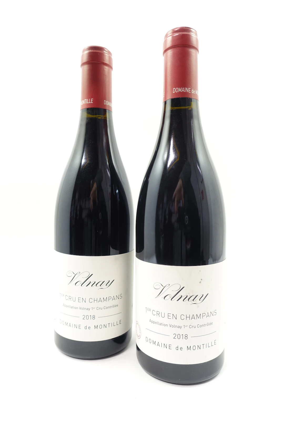 2 bts VOLNAY 2018 1er cru En Champans. Domaine de Montille