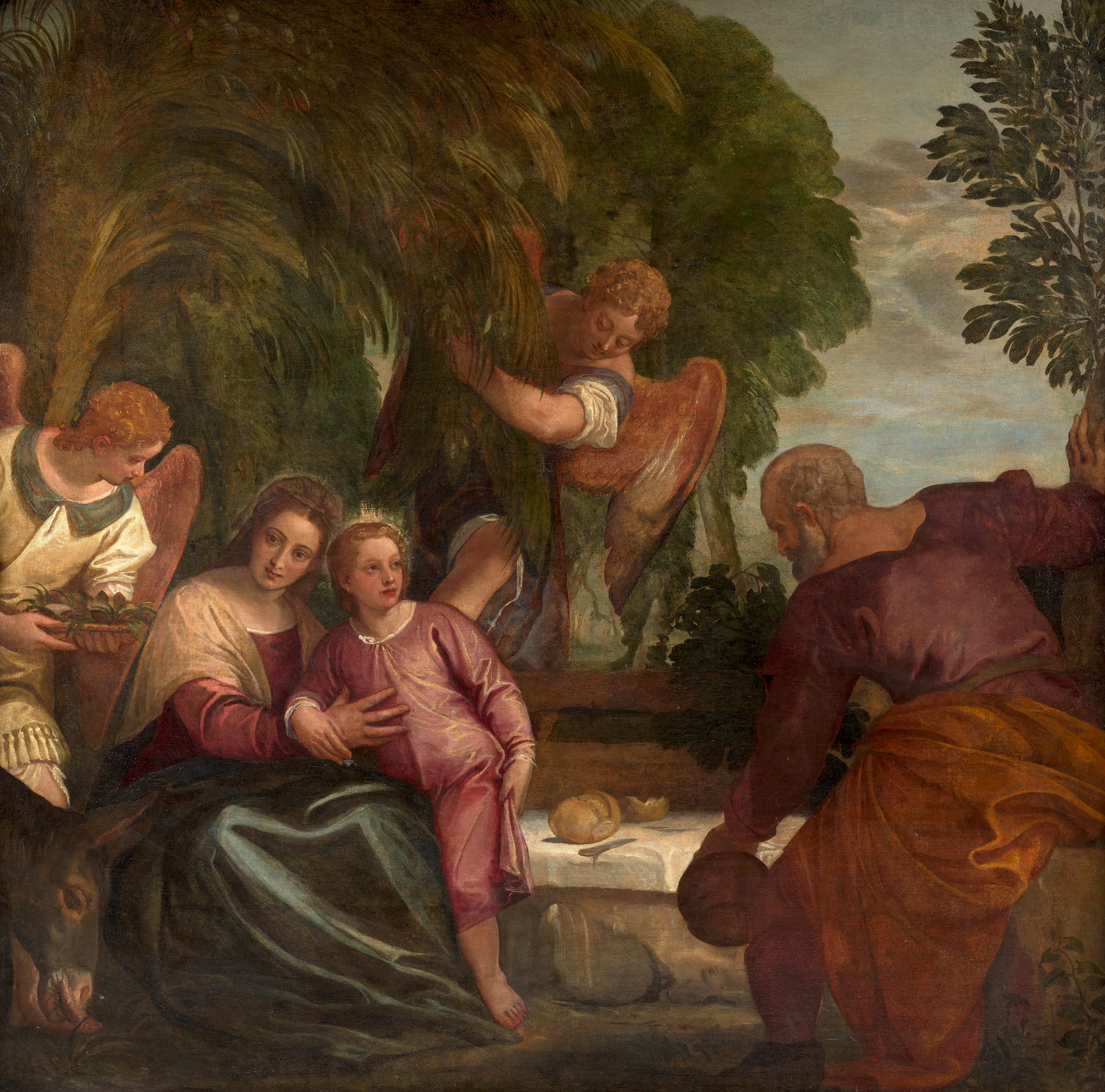 Paolo CALIARI, dit Il VERONESE Vérone, 1528 - Venise, 1588 Le Repos