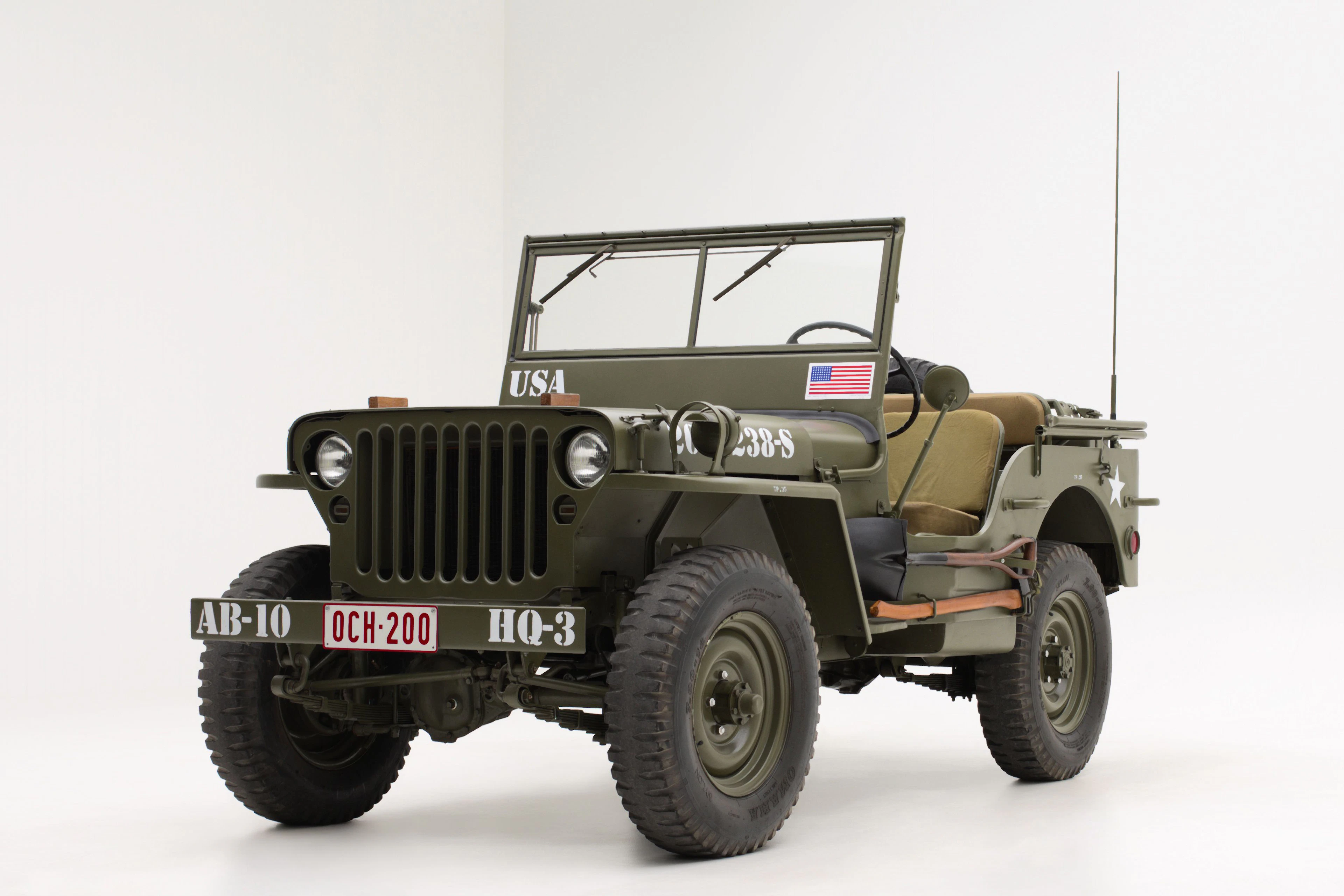 1942 Willys MB Jeep with trailer No reserve