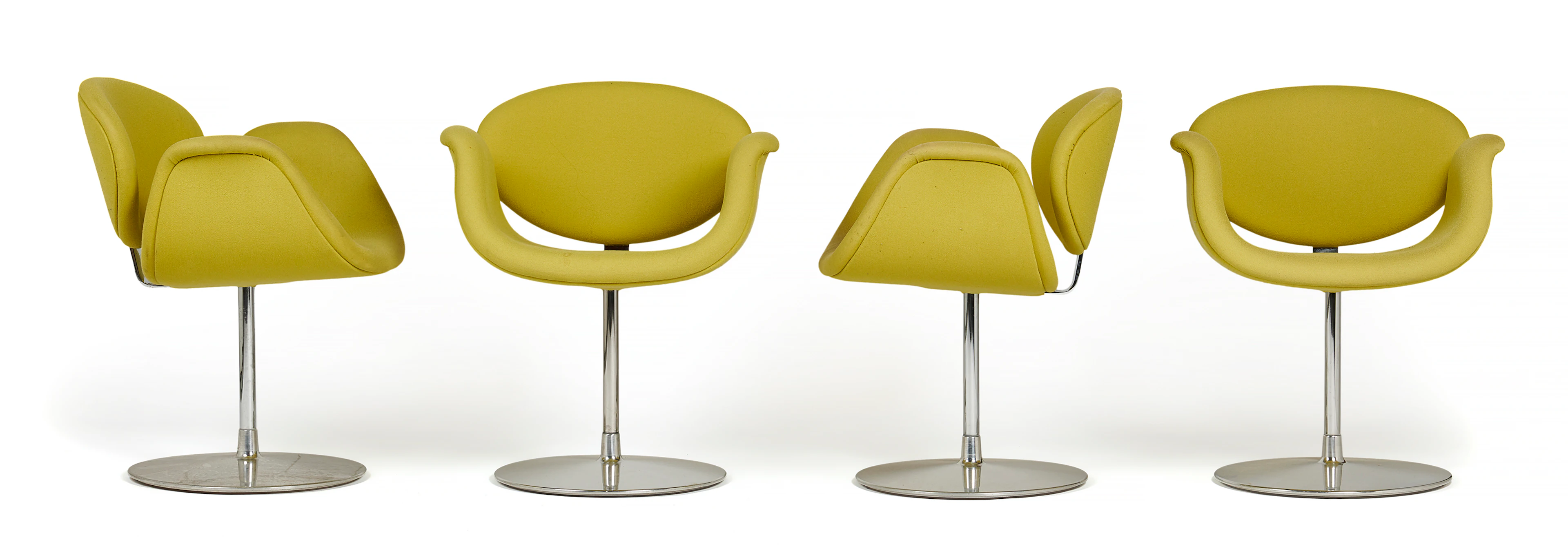 Suite de quatre chaises "Little tulip" mod. 545 - modèle créé en 1965
