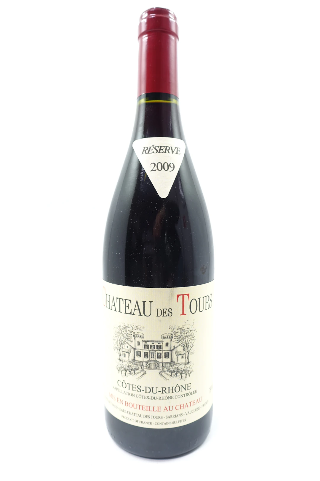 1 bt COTES DU RHONE 2009 Château des Tours