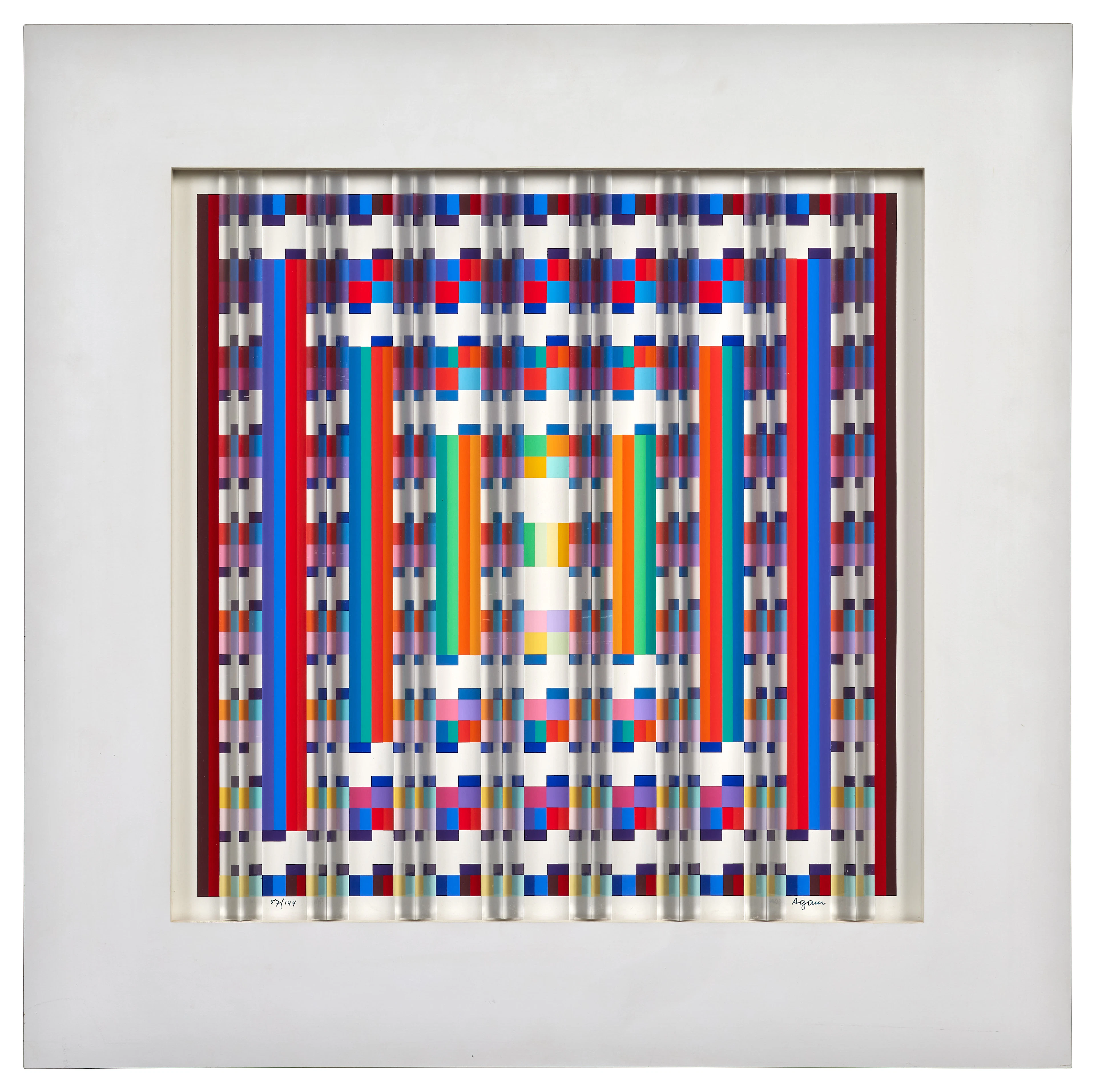 Yaacov AGAM Né en 1928 Image Aquatic - 1990
