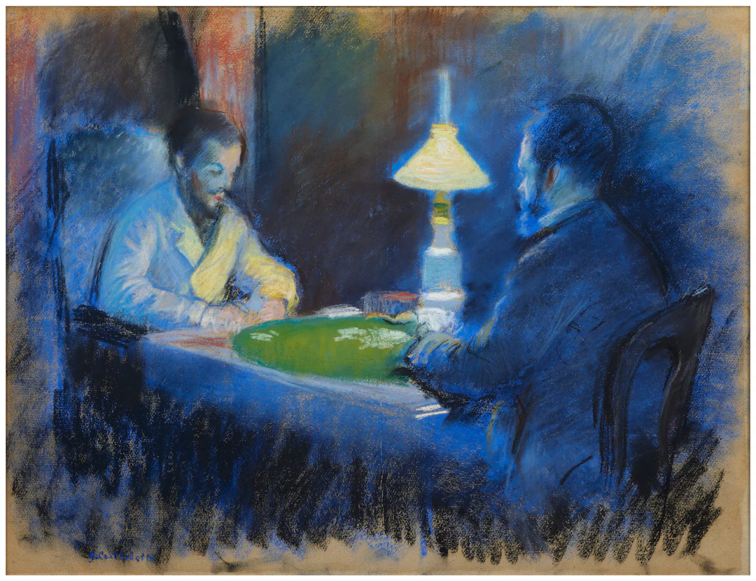 La partie de cartes - circa 1876