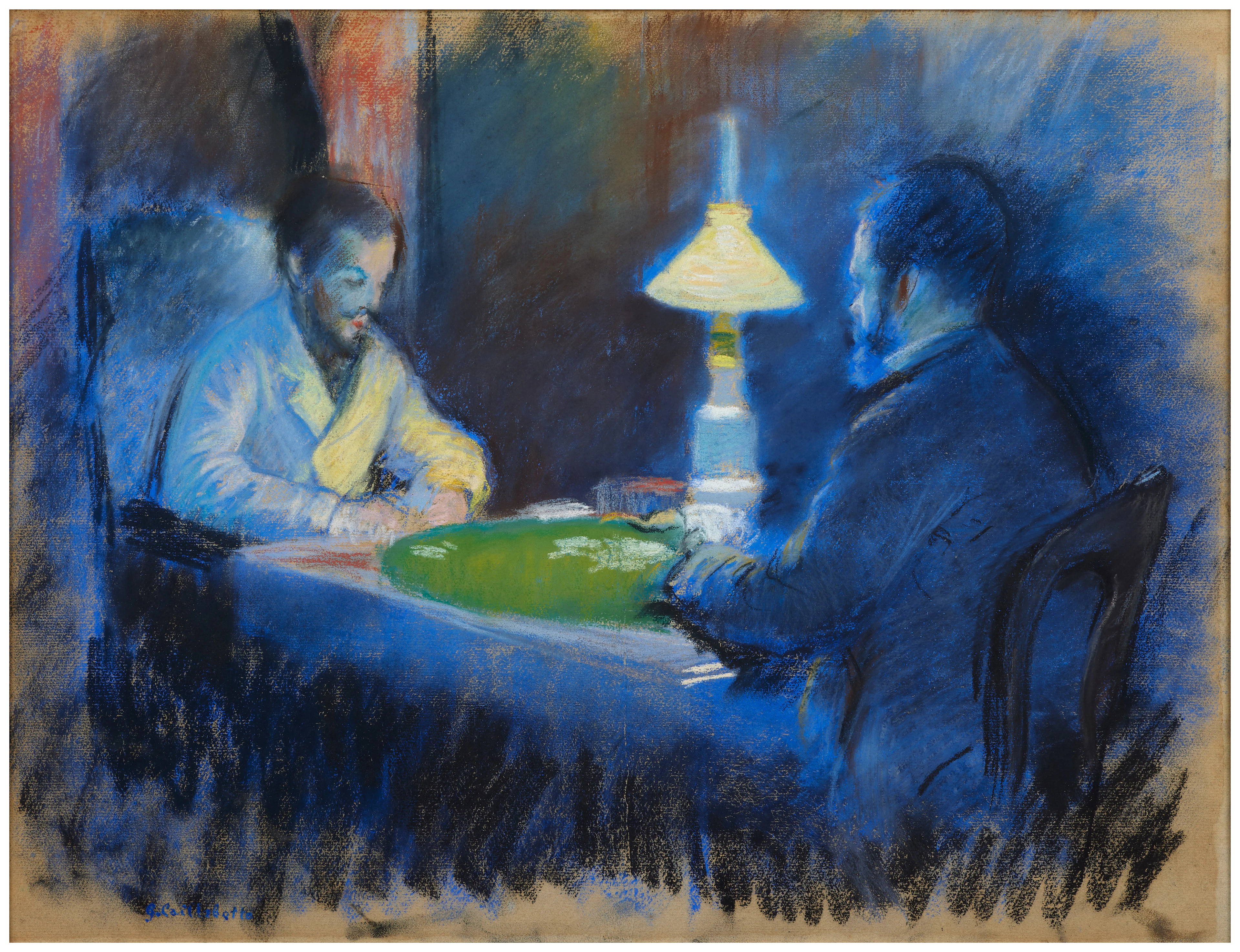 La partie de cartes - circa 1876