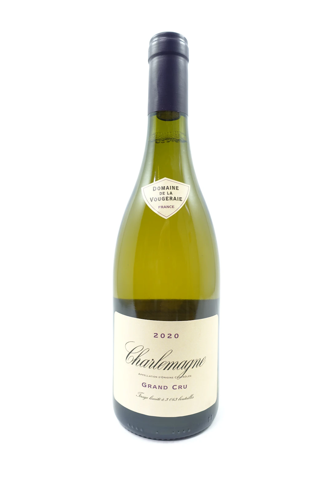 1 bt CORTON CHARLEMAGNE 2020 Grand Cru. Domaine de la Vougeraie