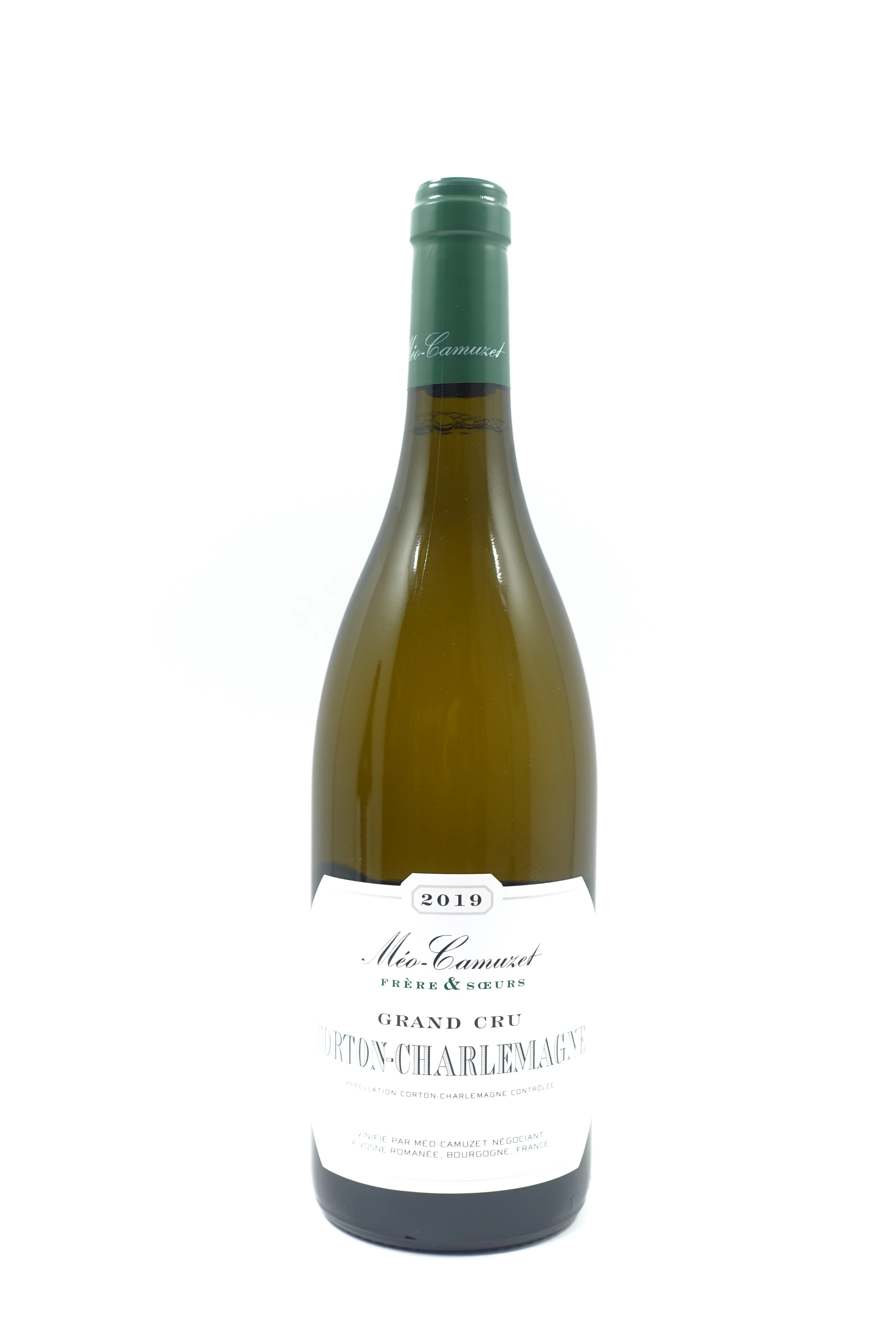 1 bt CORTON CHARLEMAGNE 2019 Grand Cru. Méo Camuzet Frère & Sœurs
