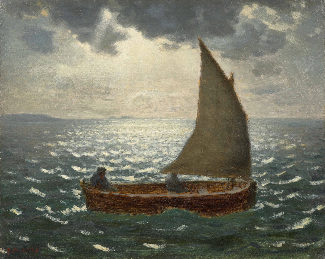 Jean-François MILLET 1814-1875 Barque de pêche – circa 1870-1871