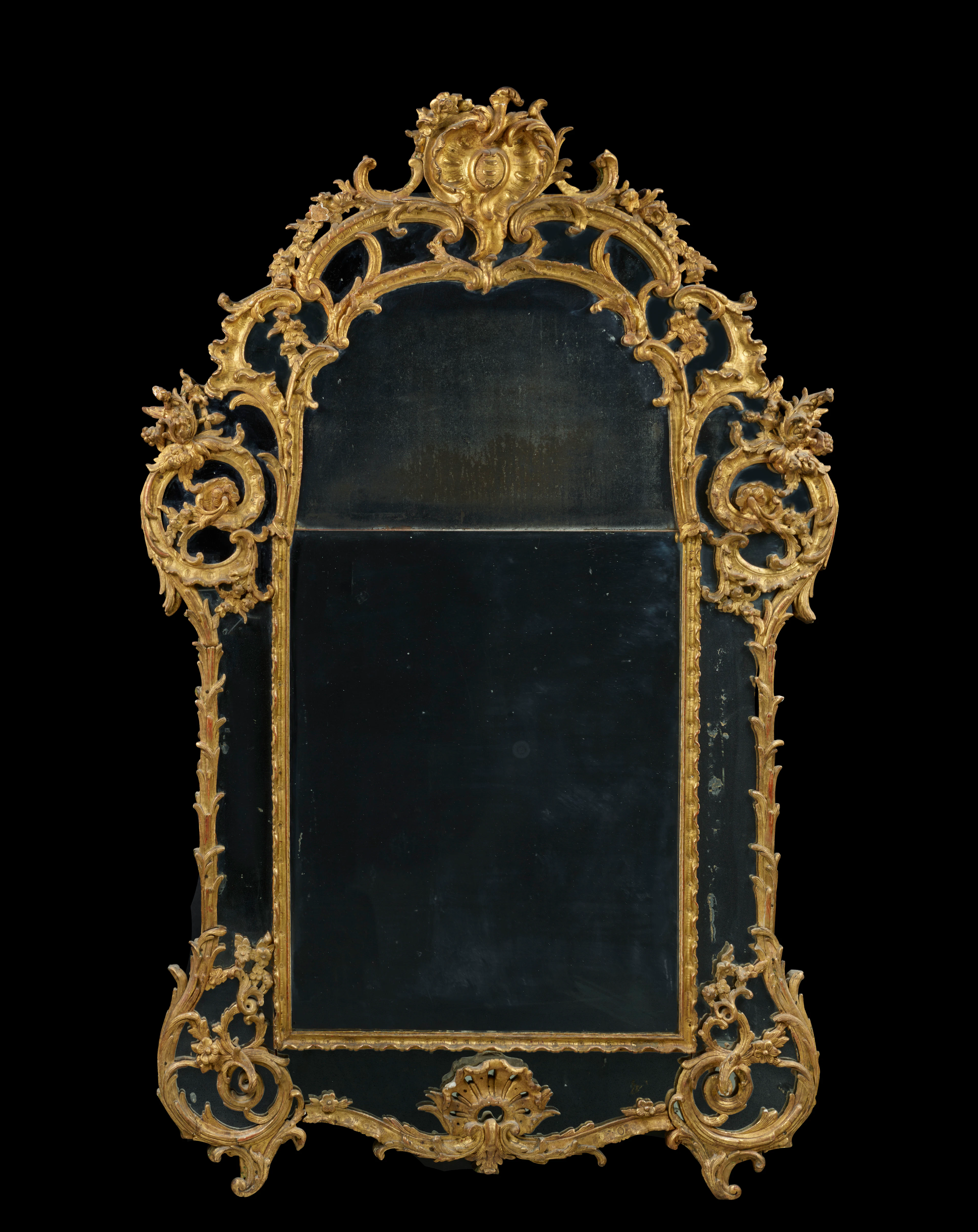 MIROIR D'ÉPOQUE LOUIS XV