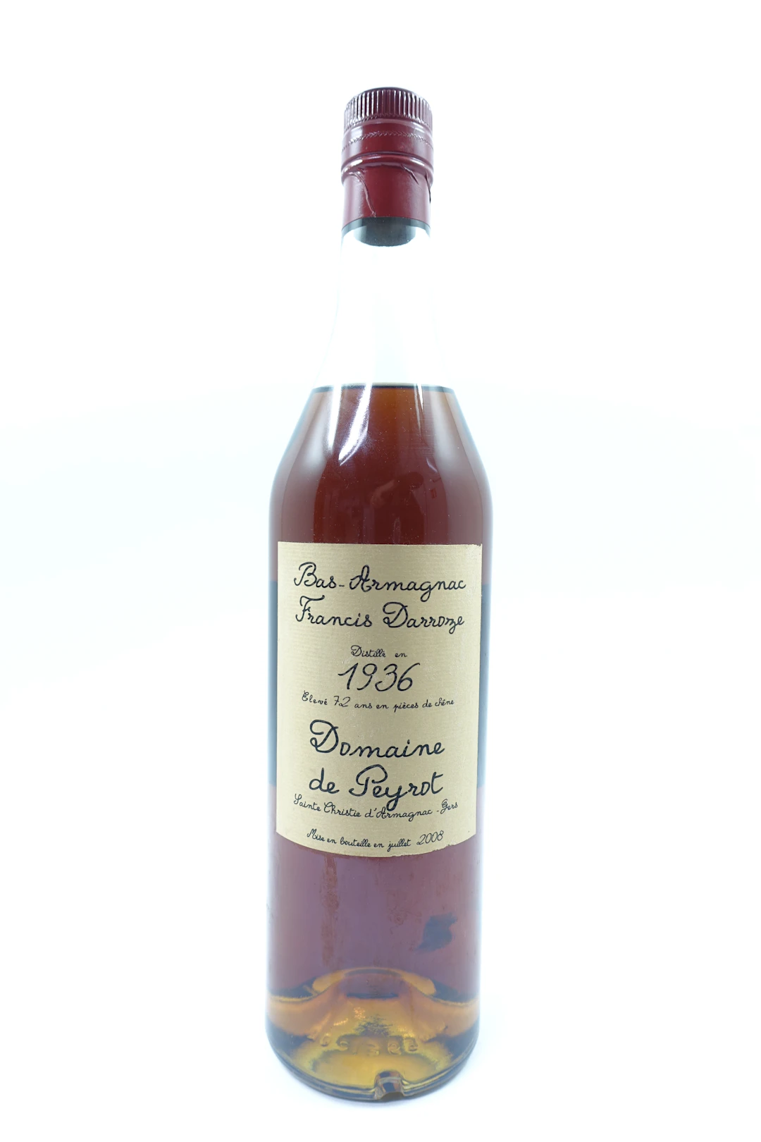 1 bt BAS ARMAGNAC DARROZE 1936 Domaine de Peyrots