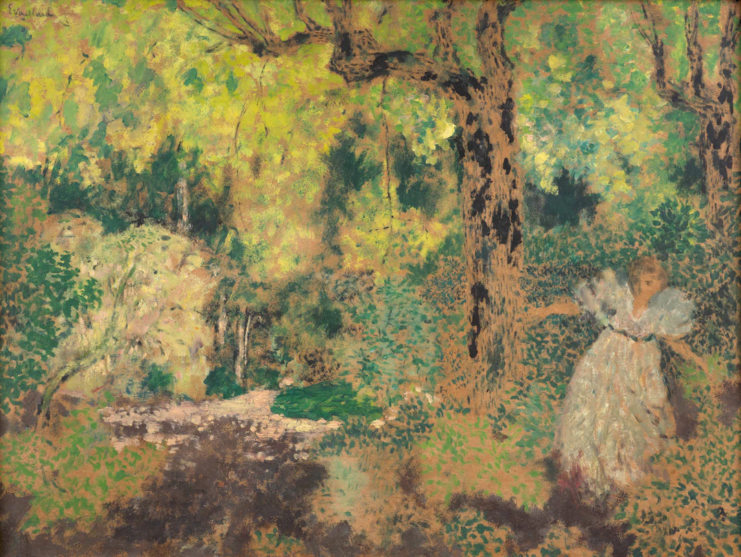 Misia Natanson dans un bois - circa 1897-1899