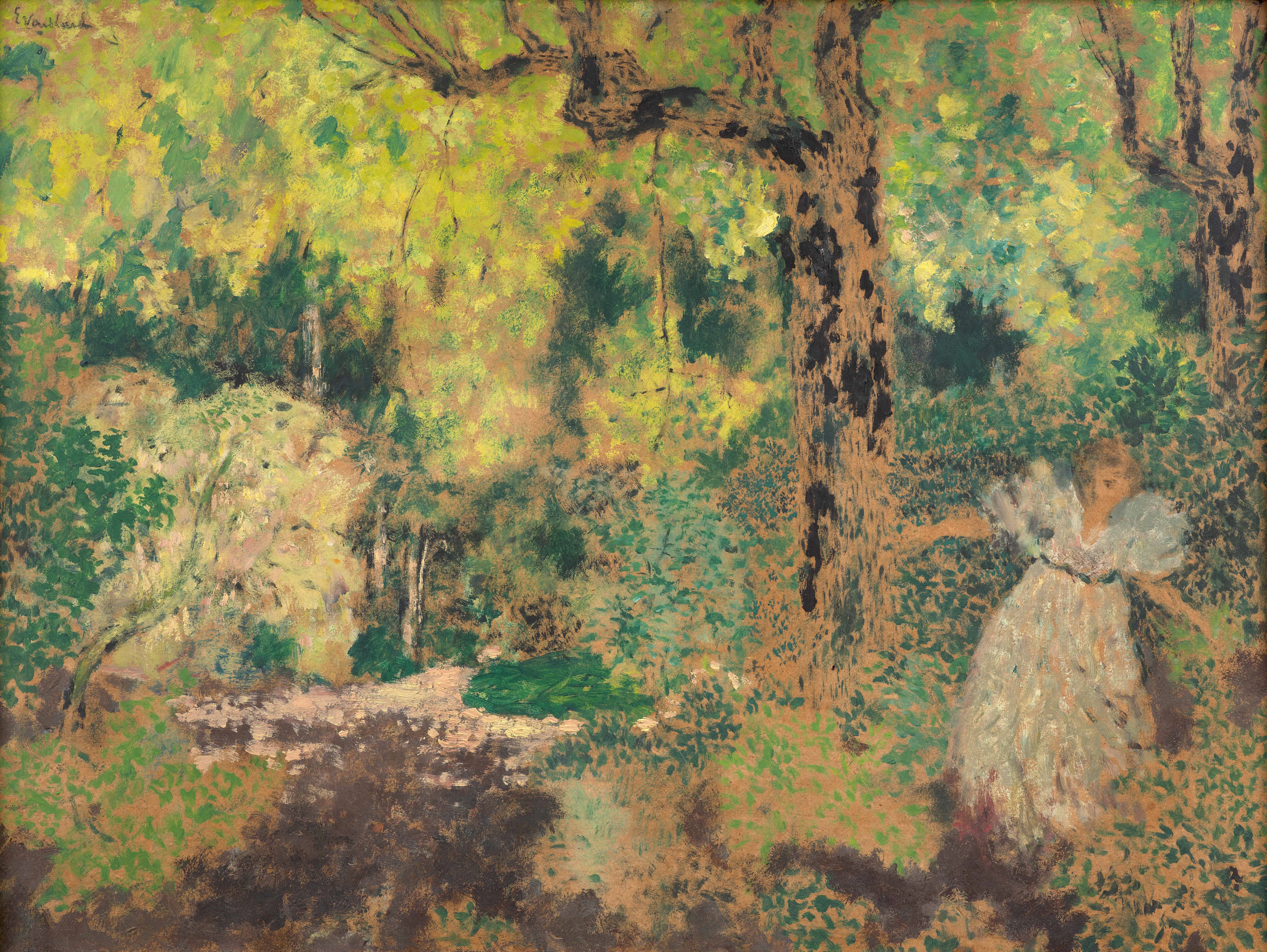 Misia Natanson dans un bois - circa 1897-1899