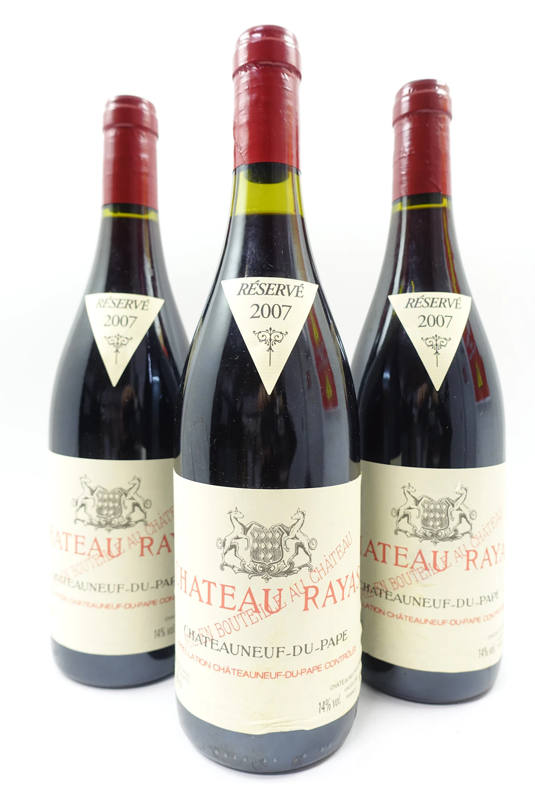 3 bts CHATEAUNEUF DU PAPE 2007 Château Rayas