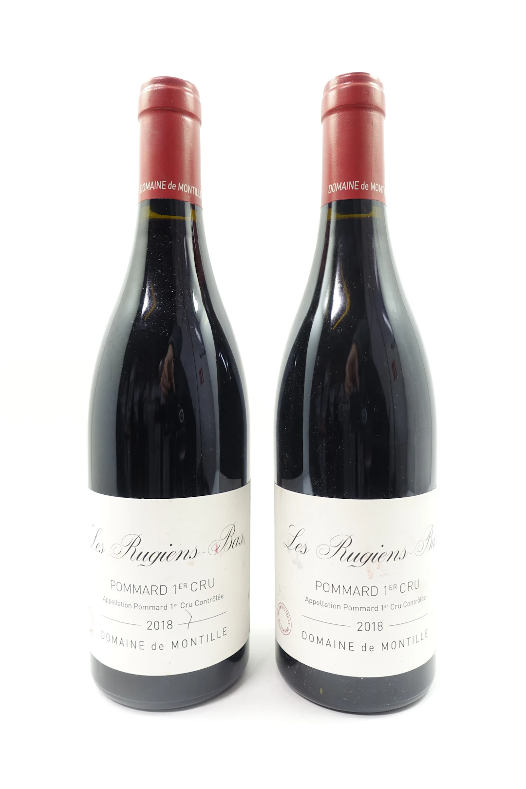 2 bts POMMARD 2018 1er Cru Rugiens-Bas. Domaine de Montille