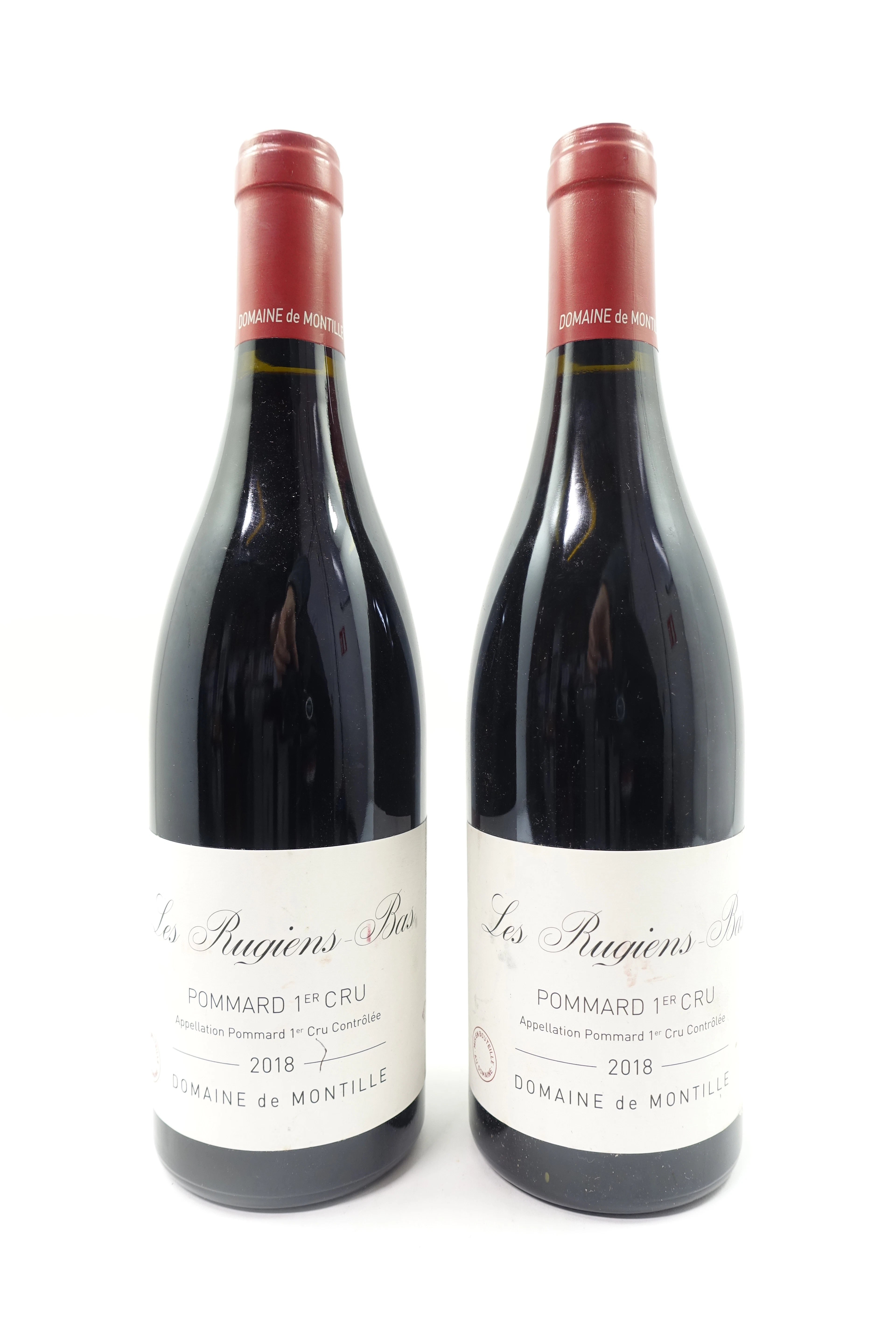 2 bts POMMARD 2018 1er Cru Rugiens-Bas. Domaine de Montille