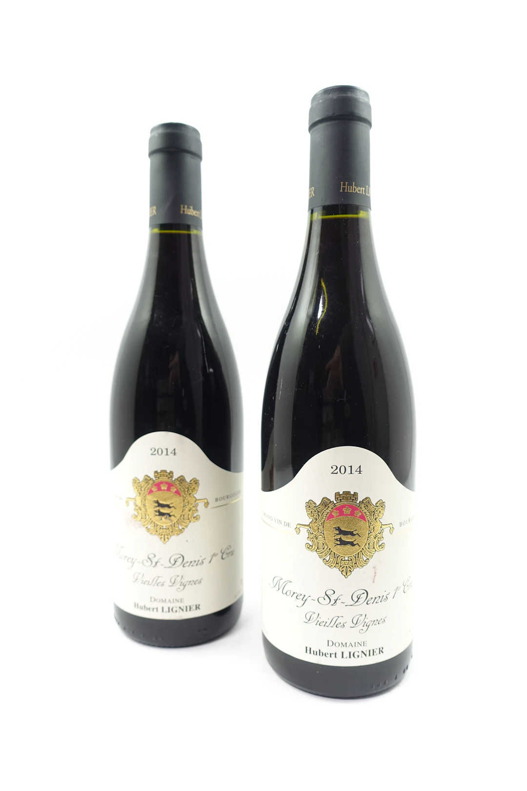 2 bts MOREY SAINT DENIS 2014 1er Cru Vieilles Vignes. Domaine Hubert Lignier