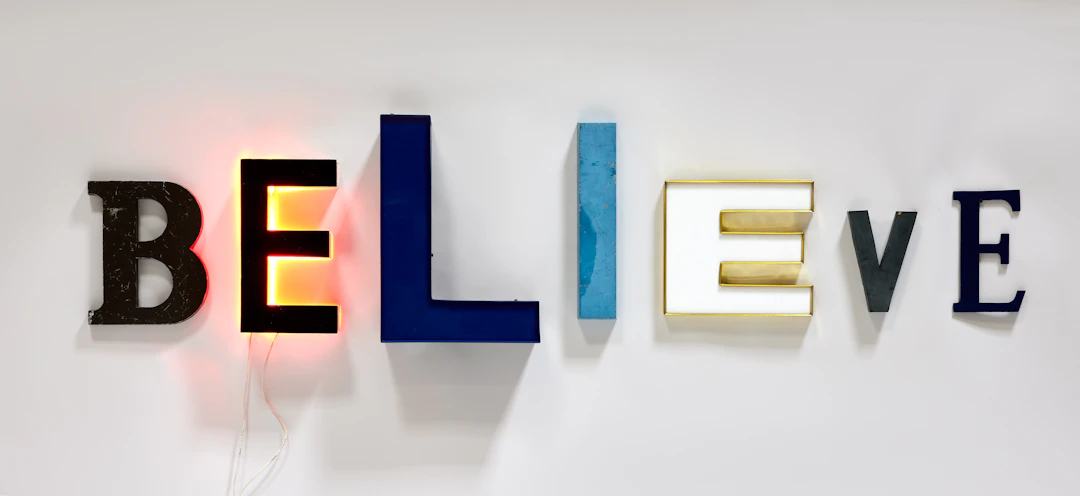 Jack PIERSON (Américain - Né en 1960) Believe - 2005