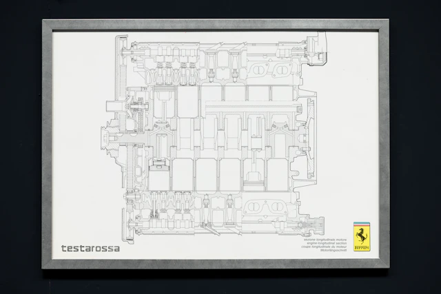 Ferrari Testarossa – Exploded views No reserve