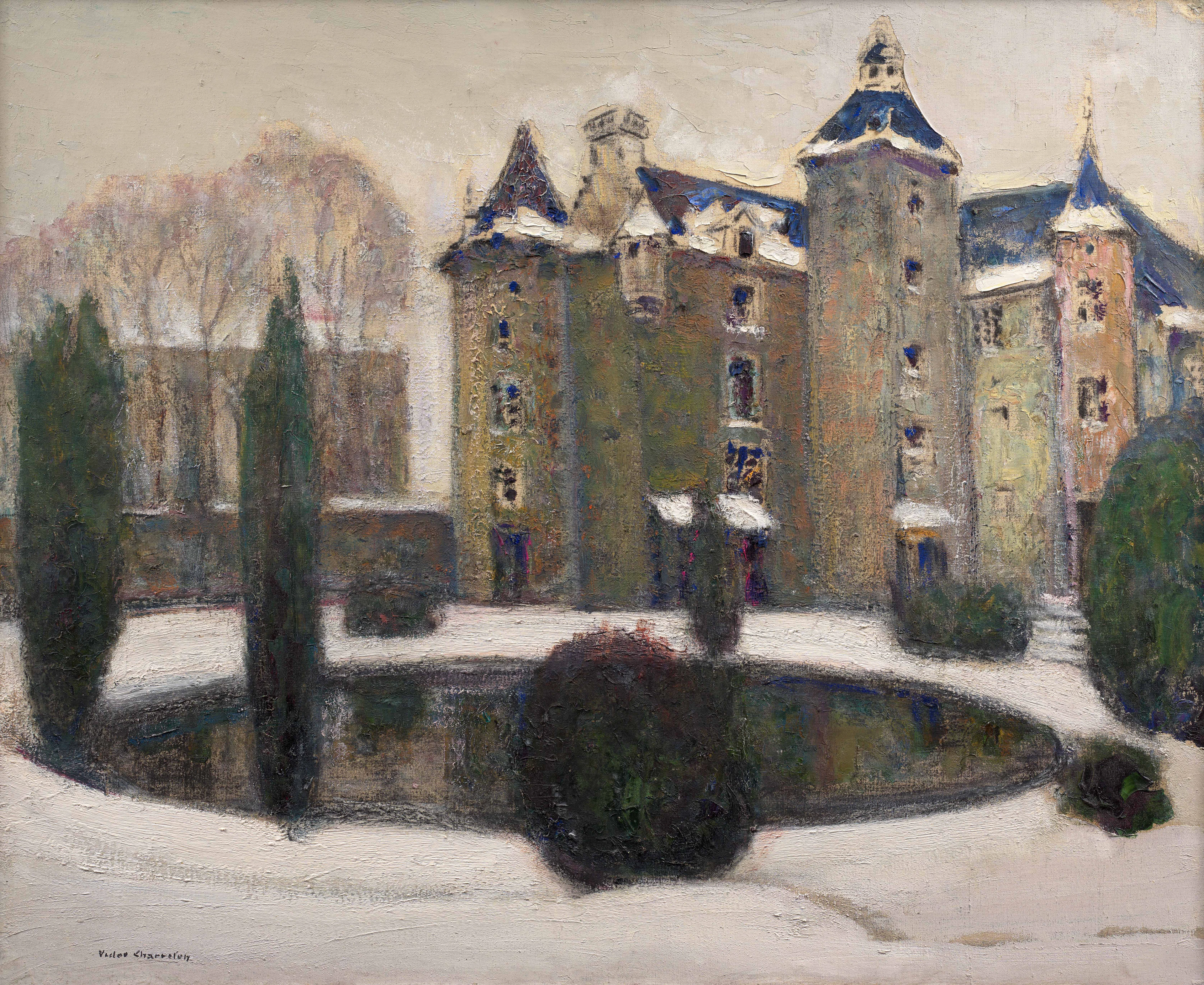 - Château de Cordes, neige