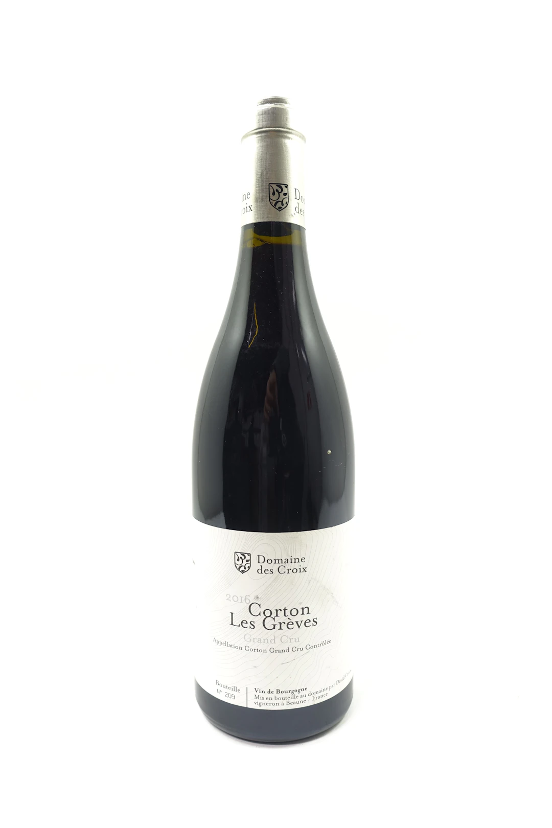 1 bt CORTON 2016 Grand Cru Les Grèves. David Croix. Domaine des Croix