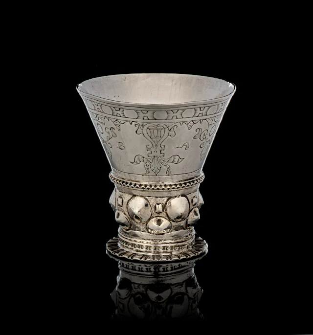 A German silver römer beaker, Heinrich Triebel, Kiel , circa 1590