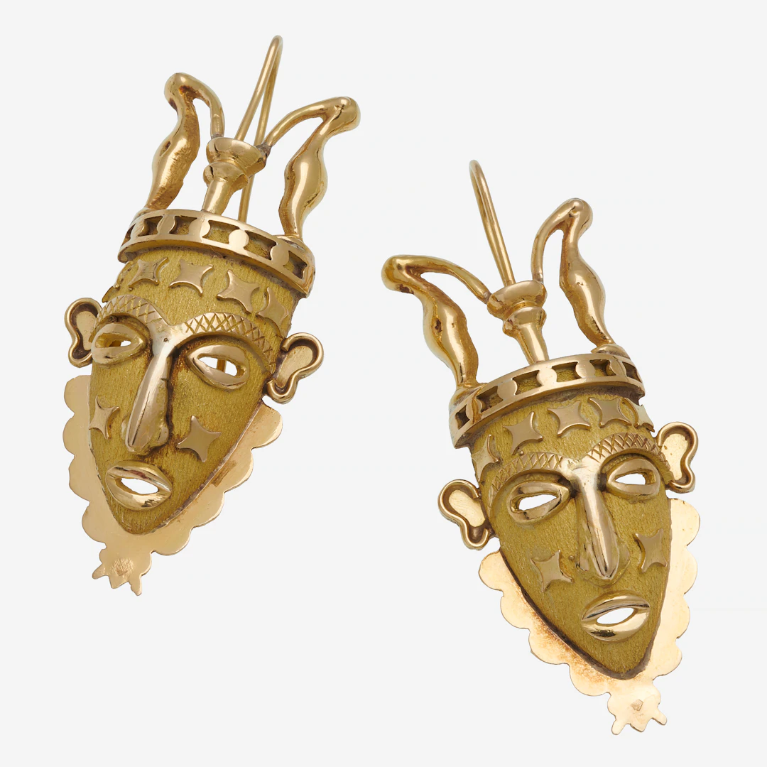 Paire de pendants d'oreilles