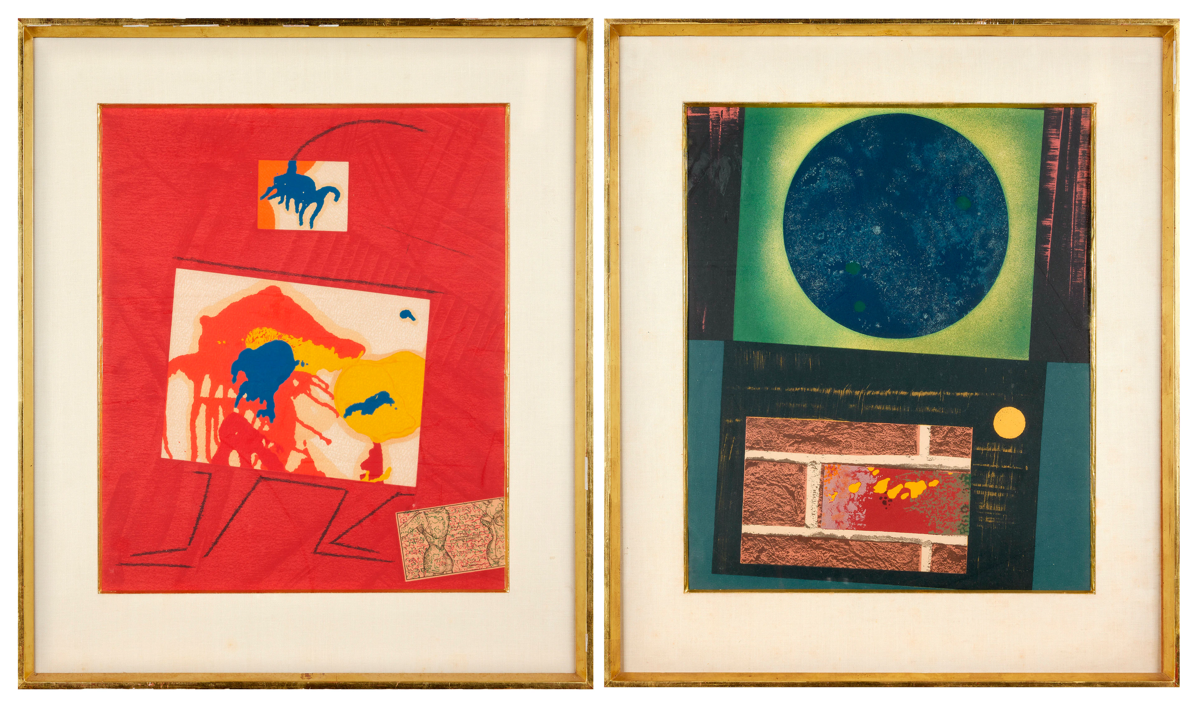 Max ERNST 1891 - 1976 S'égayant s'égratignant à l'objection & Fureur