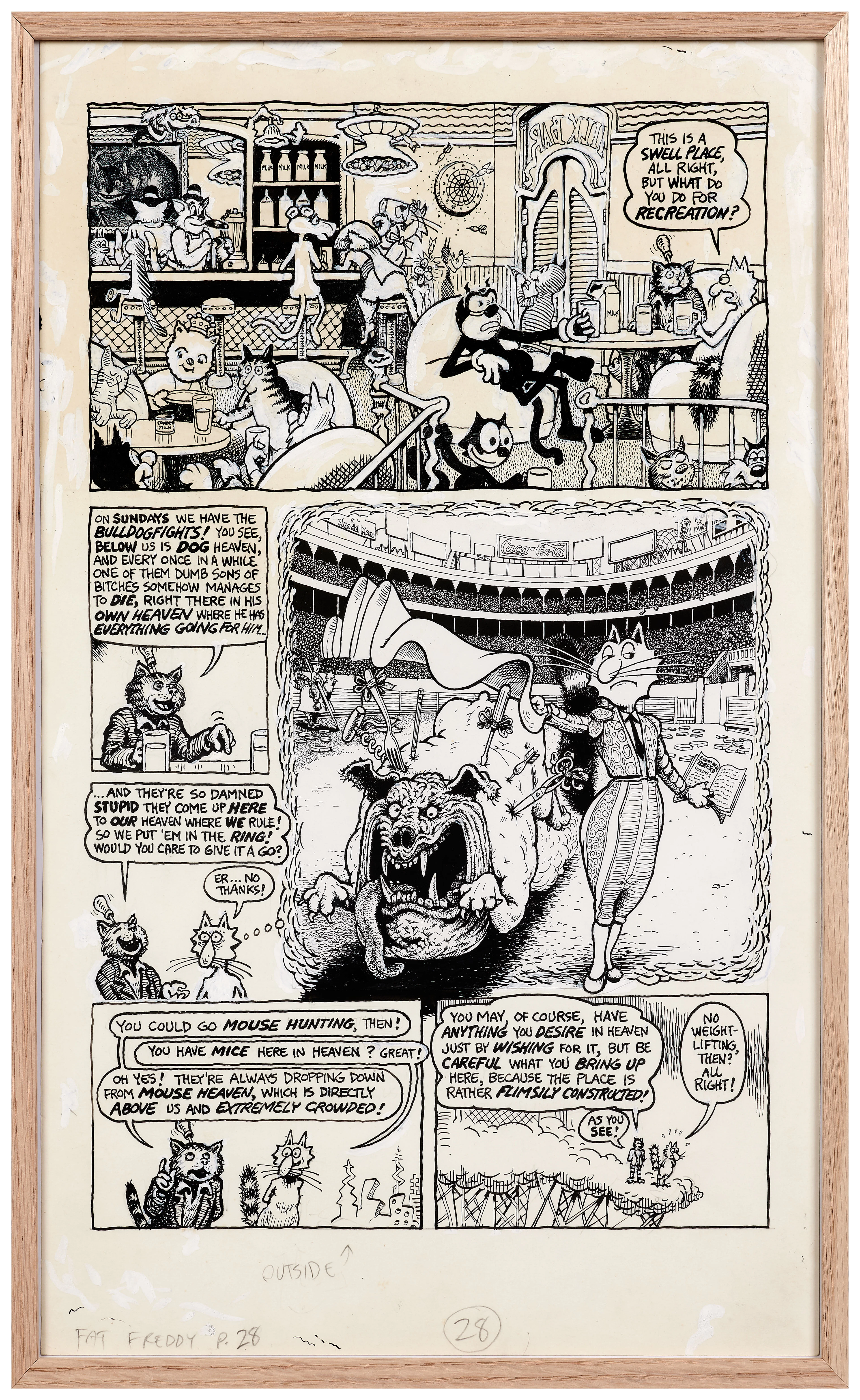 Gilbert SHELTON Né en 1940 Fat Freddy’s Cat