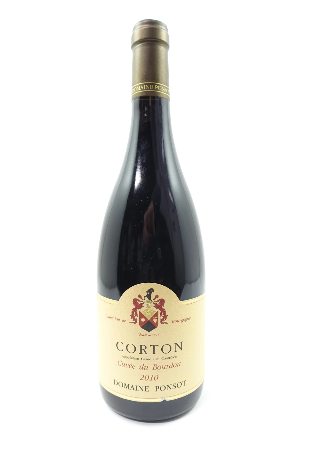1 bt CORTON 2010 Cuvée du Bourdon. Domaine Ponsot