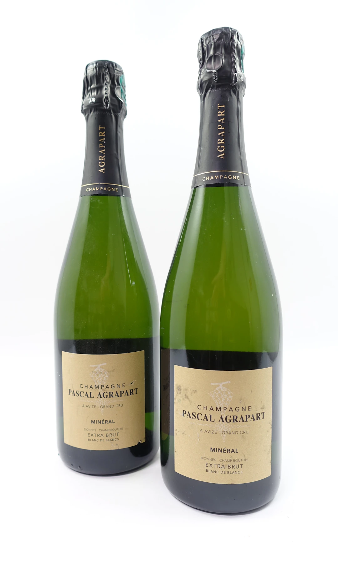 2 bts CHAMPAGNE PASCAL AGRAPART 2017 Extra Brut Blanc de blancs. Bionnes
