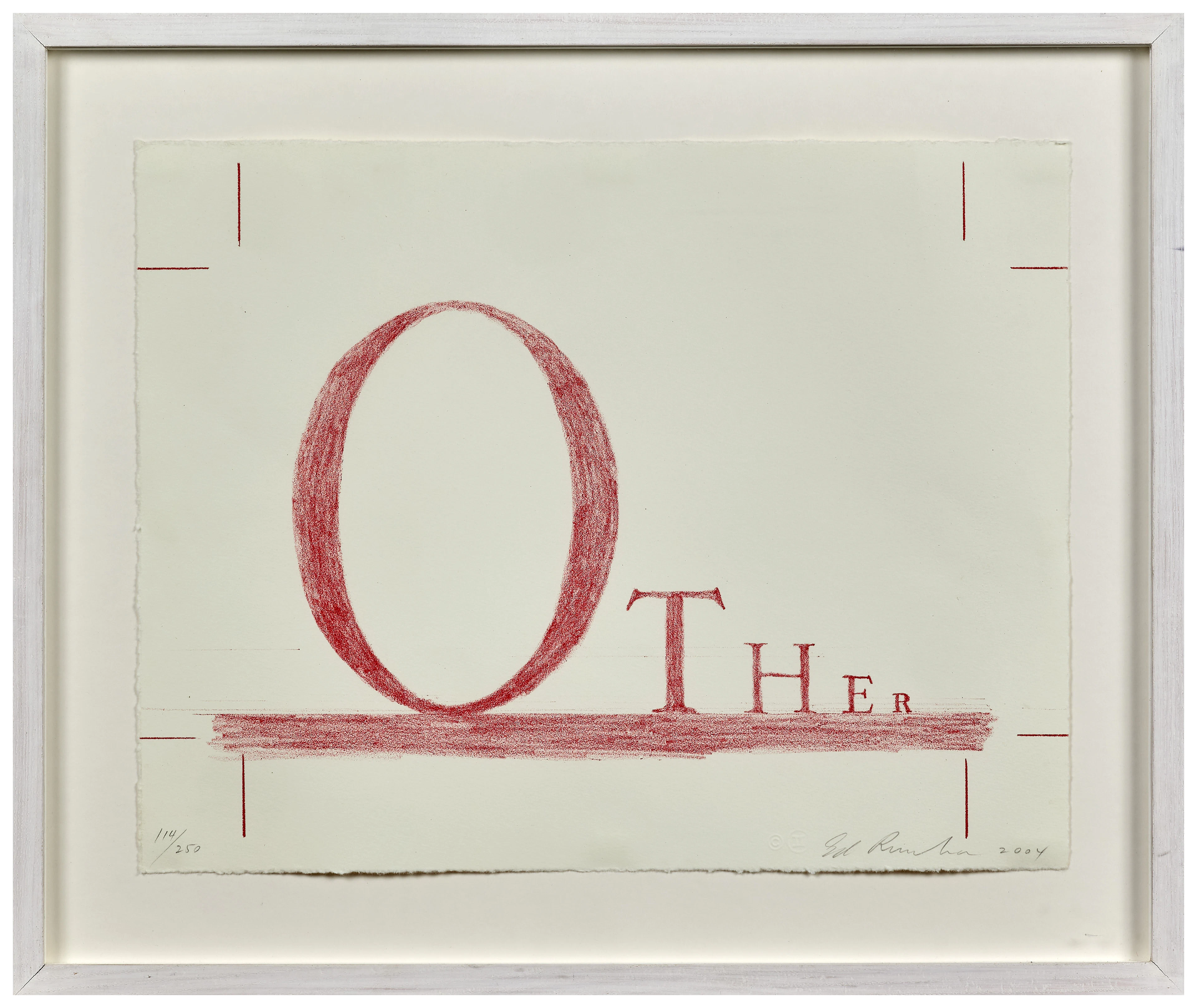 Ed RUSCHA 1937- Other - 2004