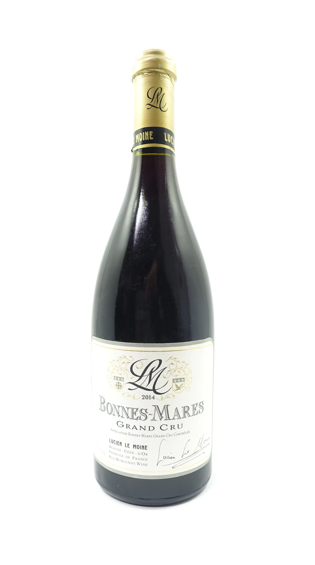 1 bt BONNES MARES 2014 Grand Cru. Lucien Le Moine