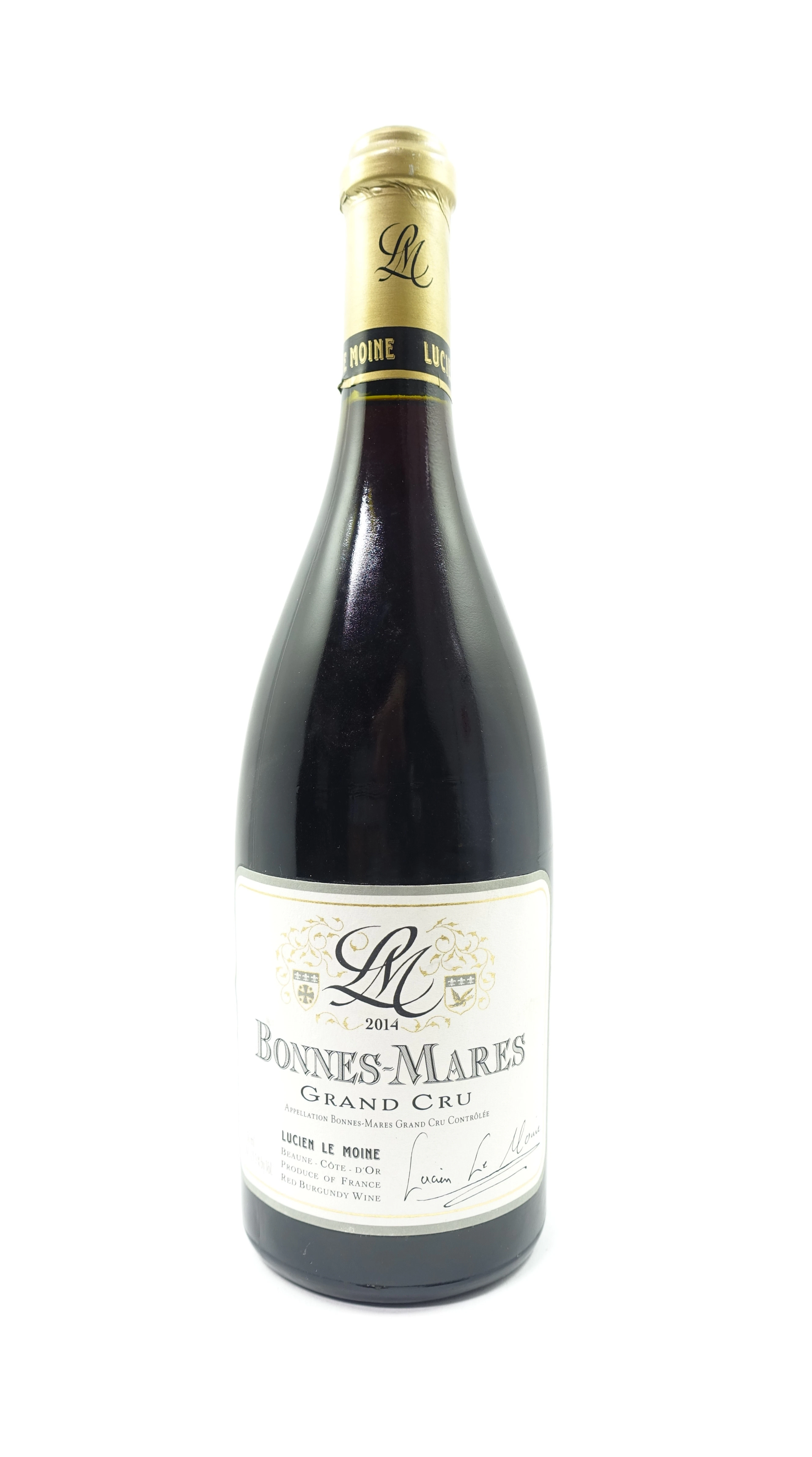 1 bt BONNES MARES 2014 Grand Cru. Lucien Le Moine