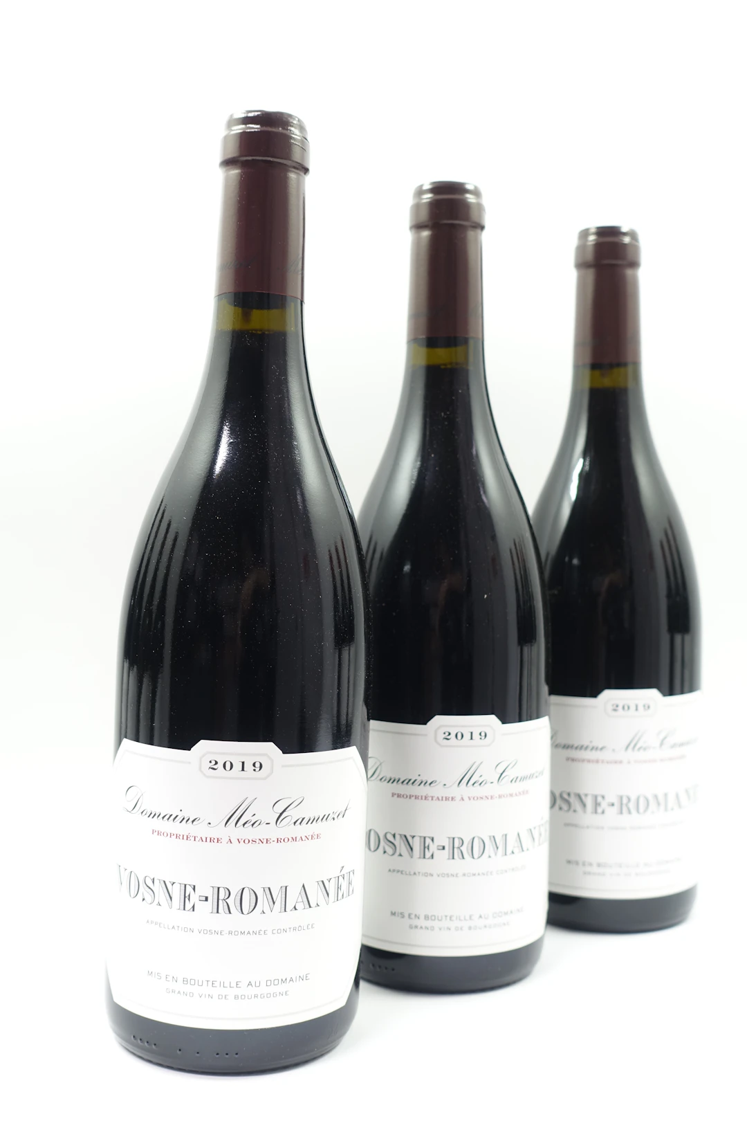 3 bts VOSNE ROMANEE 2019 Domaine Méo Camuzet