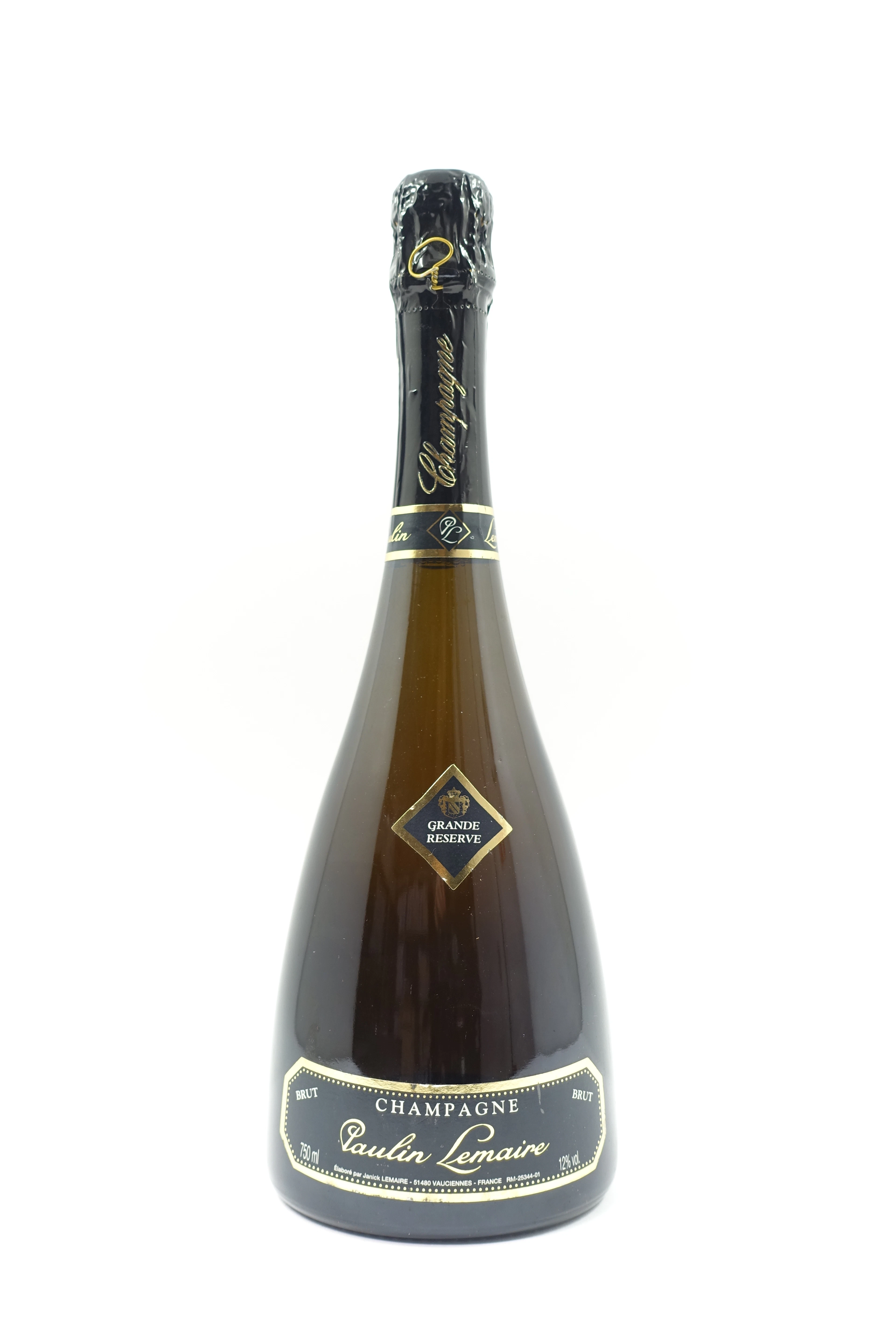 1 bt CHAMPAGNE PAULIN LEMAIRE Grande réserve. Brut