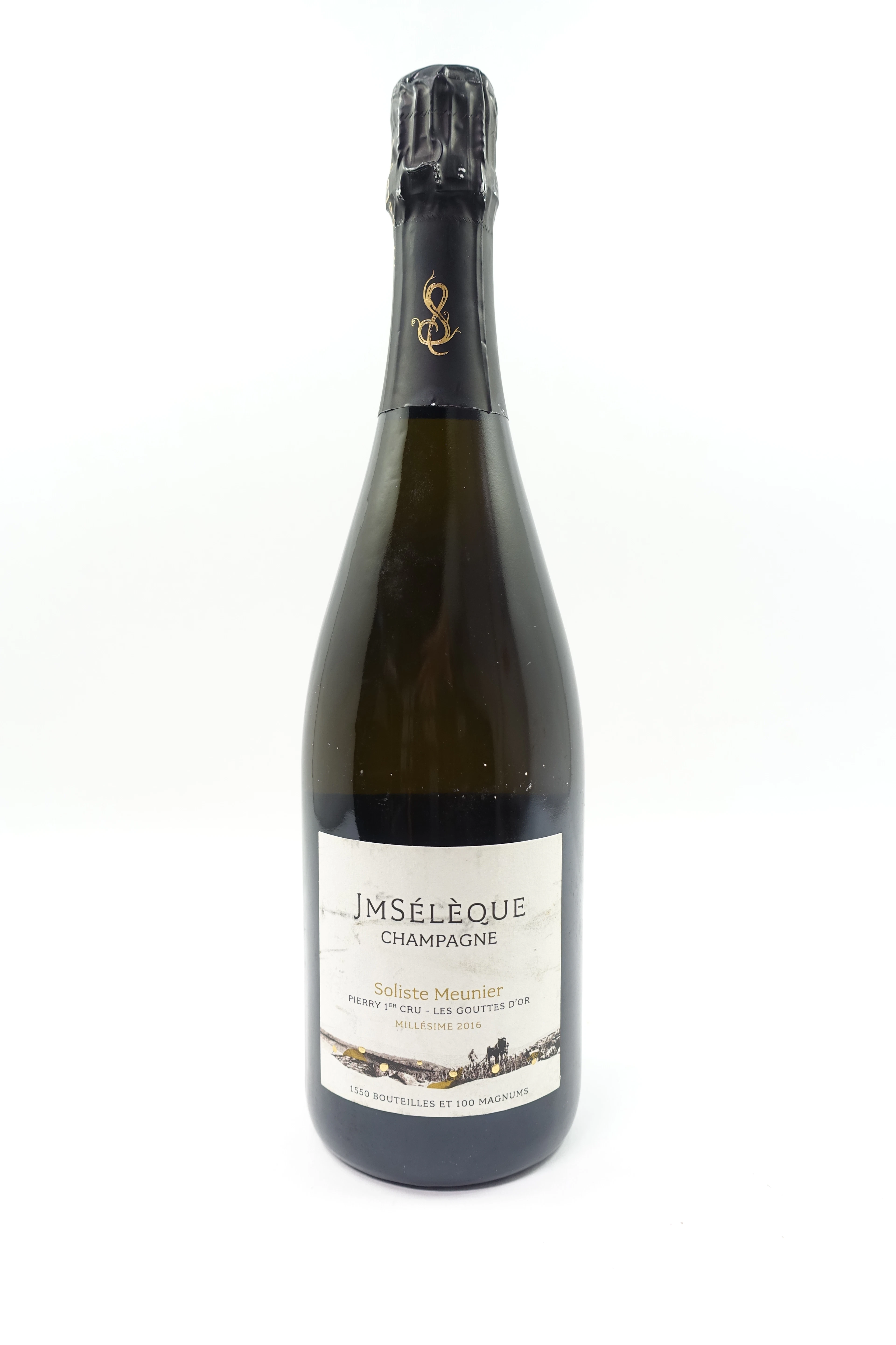 1 bt CHAMPAGNE JM SELEQUE 2016 Soliste Meunier Pierry 1er Cru Les Gouttes D'Or