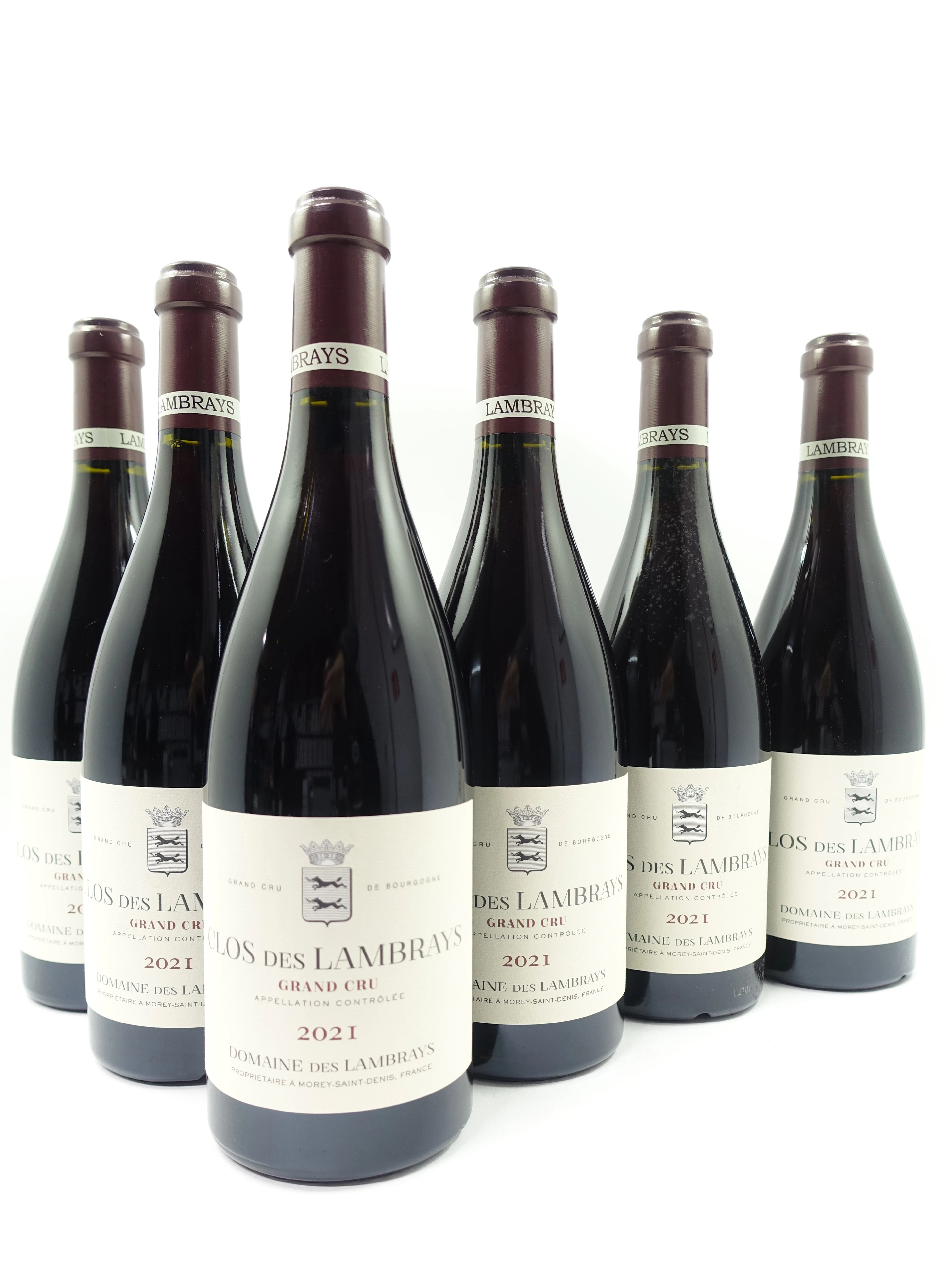 6 bts CLOS DES LAMBRAYS 2021 Grand Cru. Domaine des Lambrays