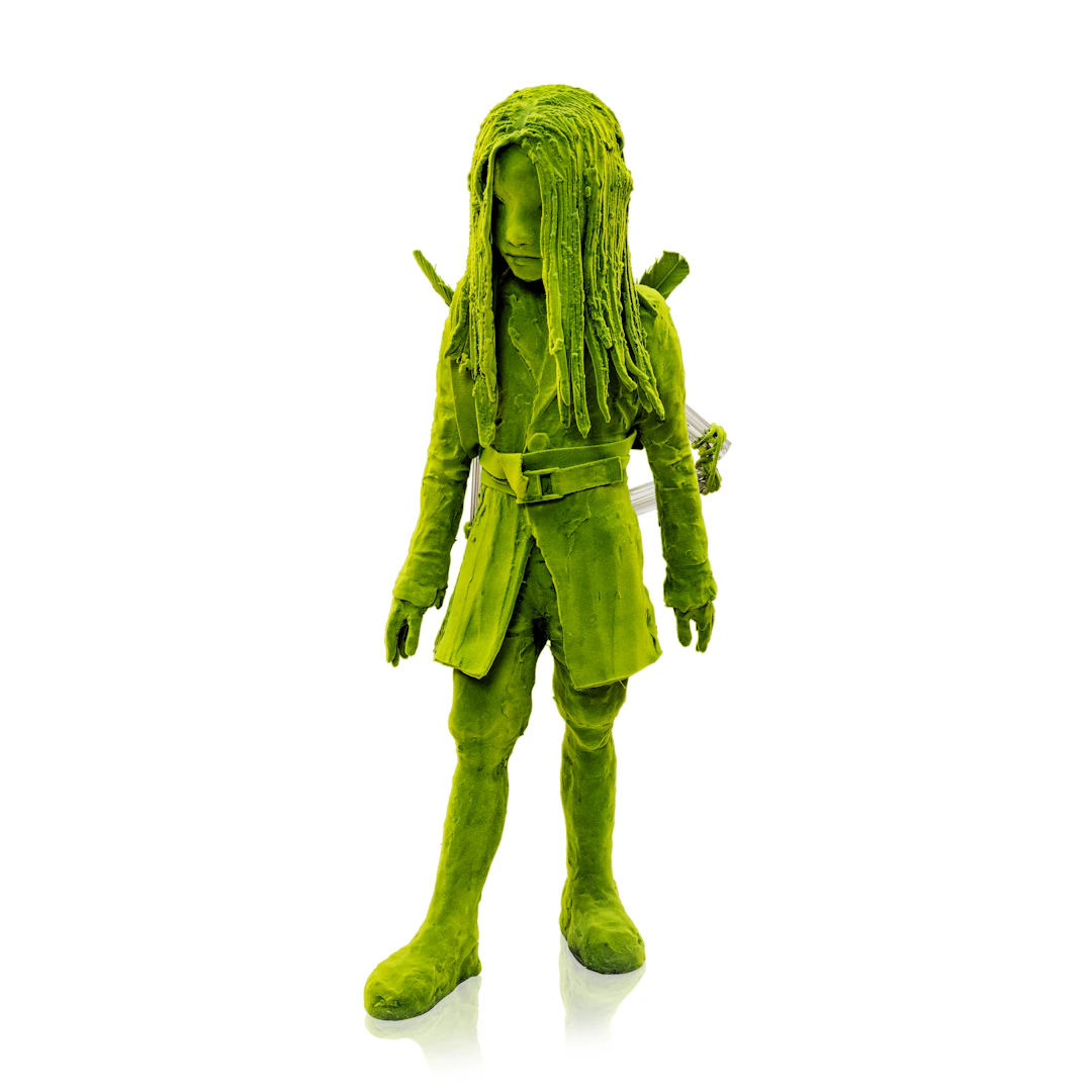 Kim SIMONSSON (Finlandais - Né en 1974) Moss boy with glass triangle - 2019