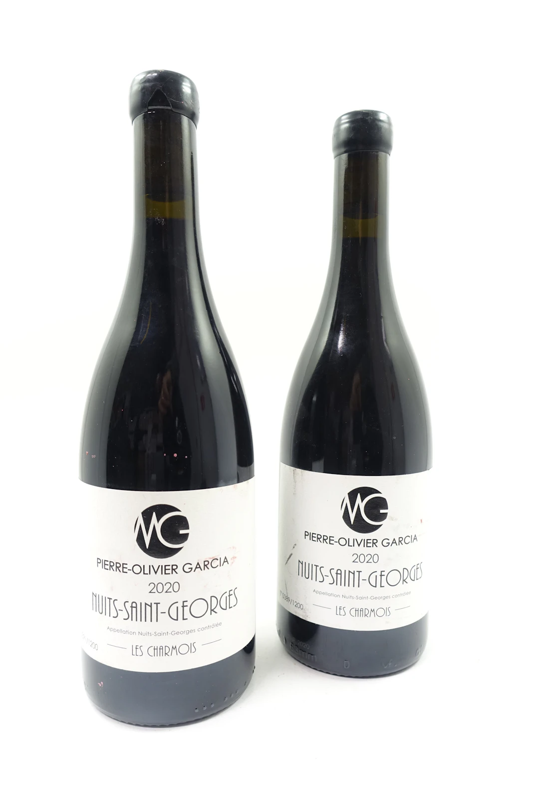 2 bts NUITS SAINT GEORGES 2020 Les Charmois. Pierre-Olivier Garcia